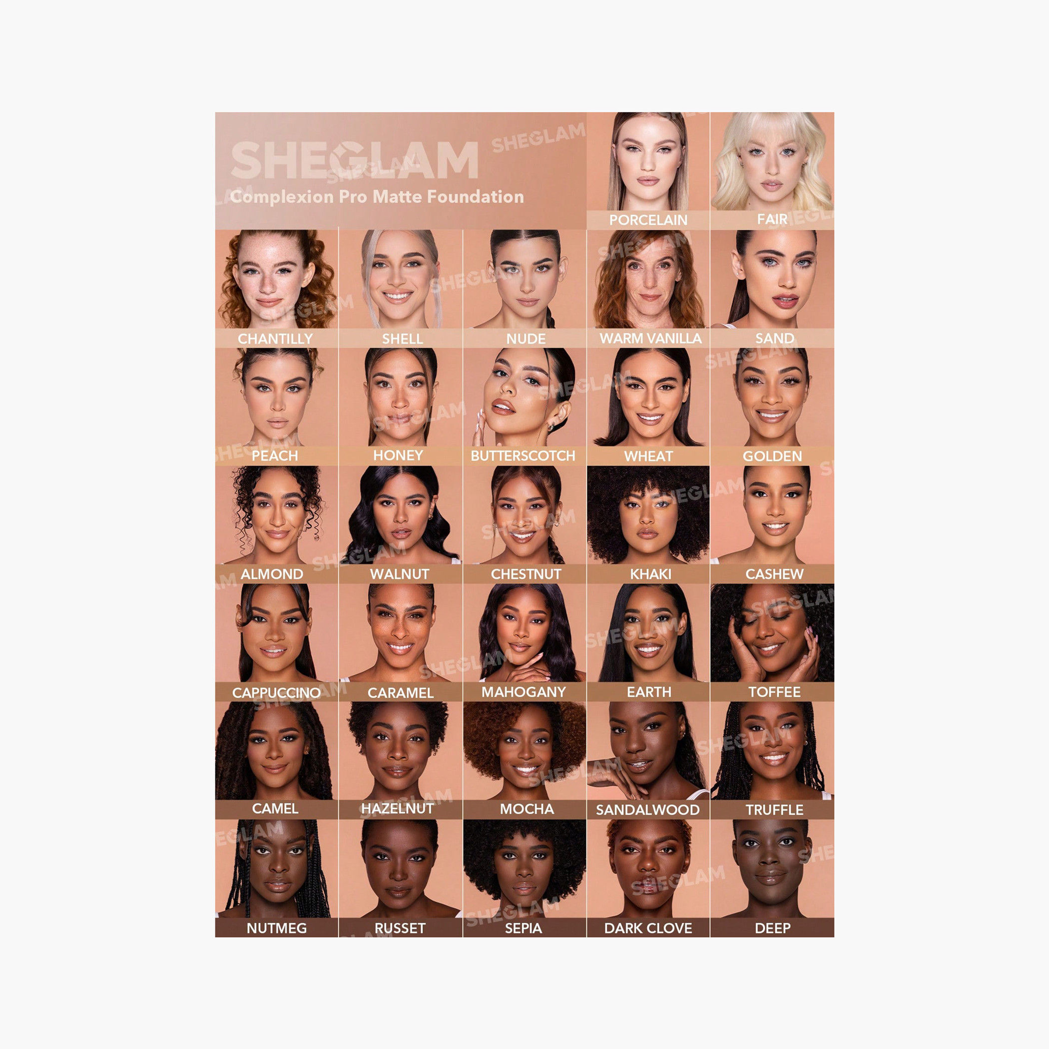 كريم أساس غير لامع يسمح بمرور الهواء ويدوم طويلًا كومبليكشن برو من شيجلام-beautyandpersonalcare-makeup-face-foundations-image-16