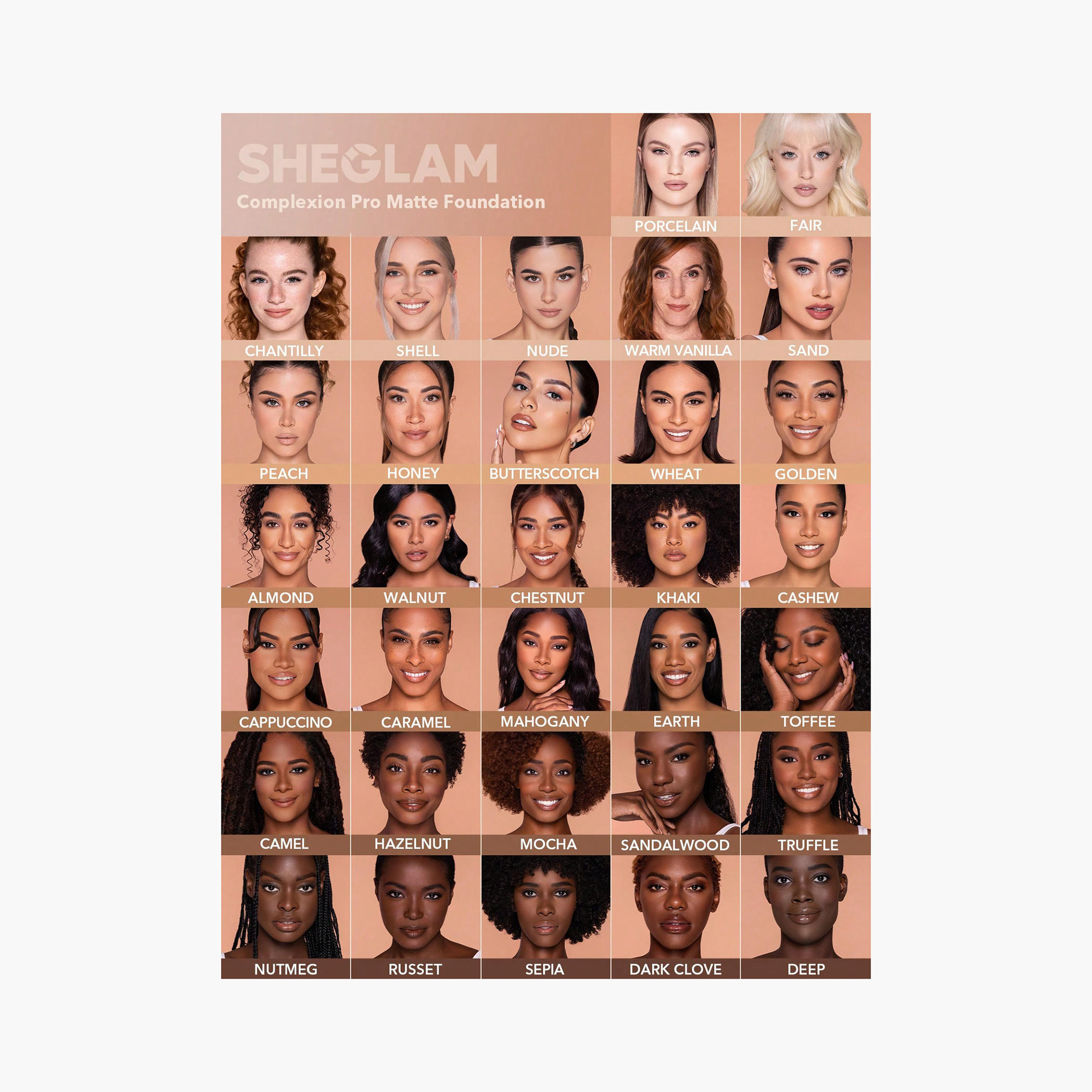 كريم أساس غير لامع يسمح بمرور الهواء ويدوم طويلًا كومبليكشن برو من شيجلام-beautyandpersonalcare-makeup-face-foundations-image-25