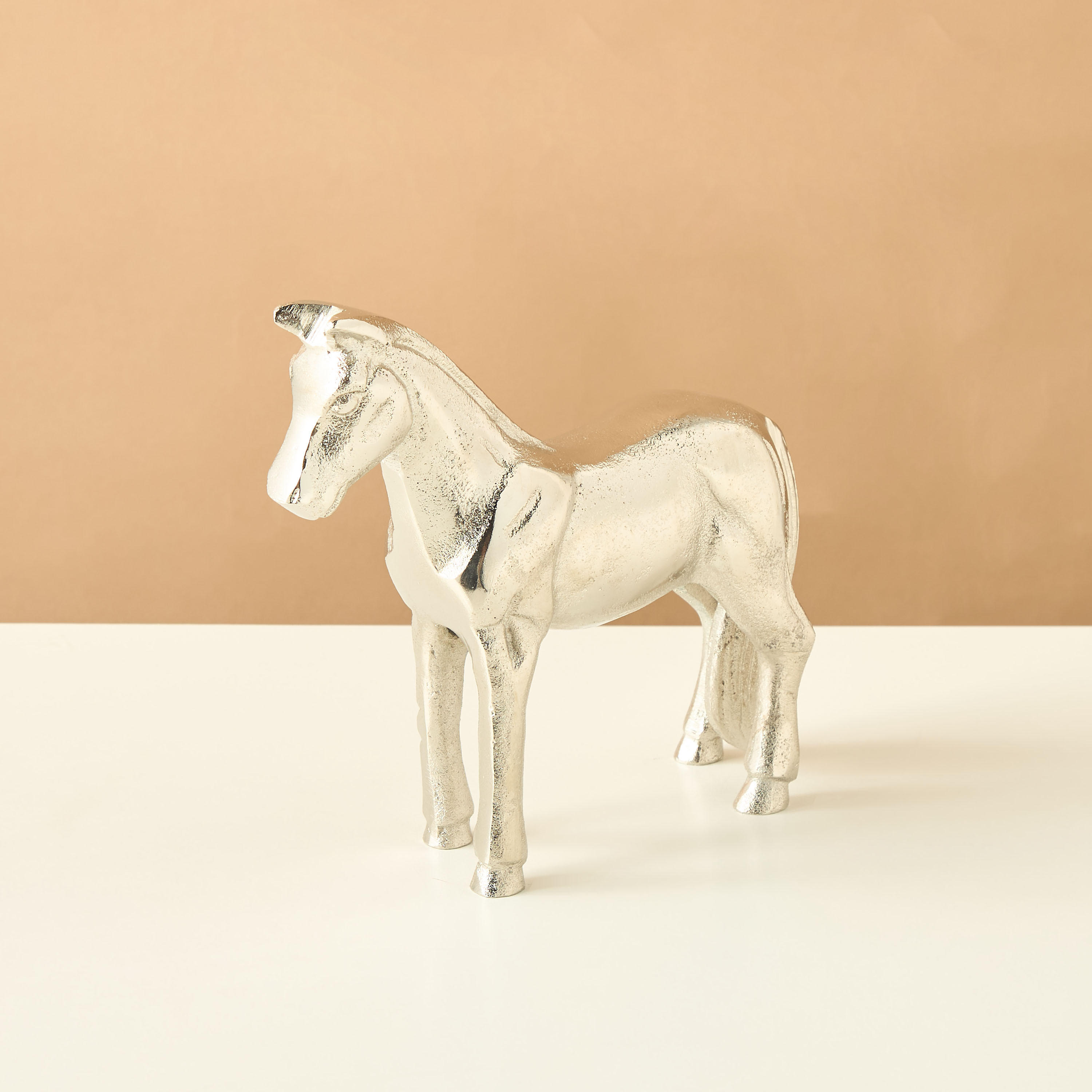 Decorative Aluminium Horse Sculpture-household-decor-decorativeobjectsandsculptures-image-2