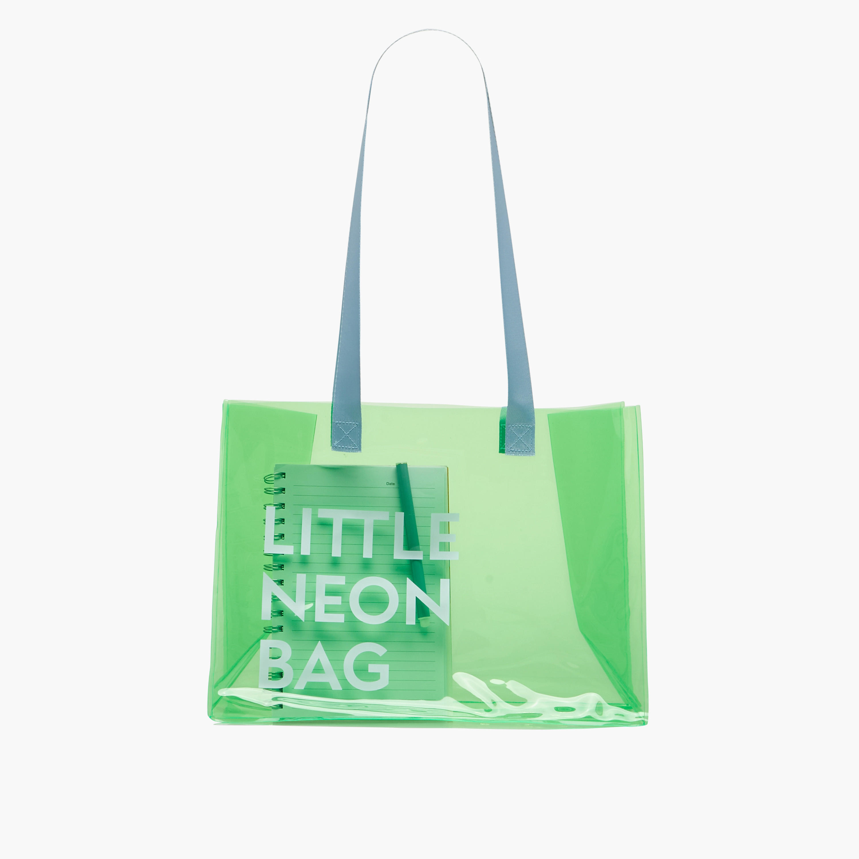 Syloon Printed Transparent Shopper Bag with Double Handles - 36x16x27 cms-women-bagsandwallets-handbags-image-1