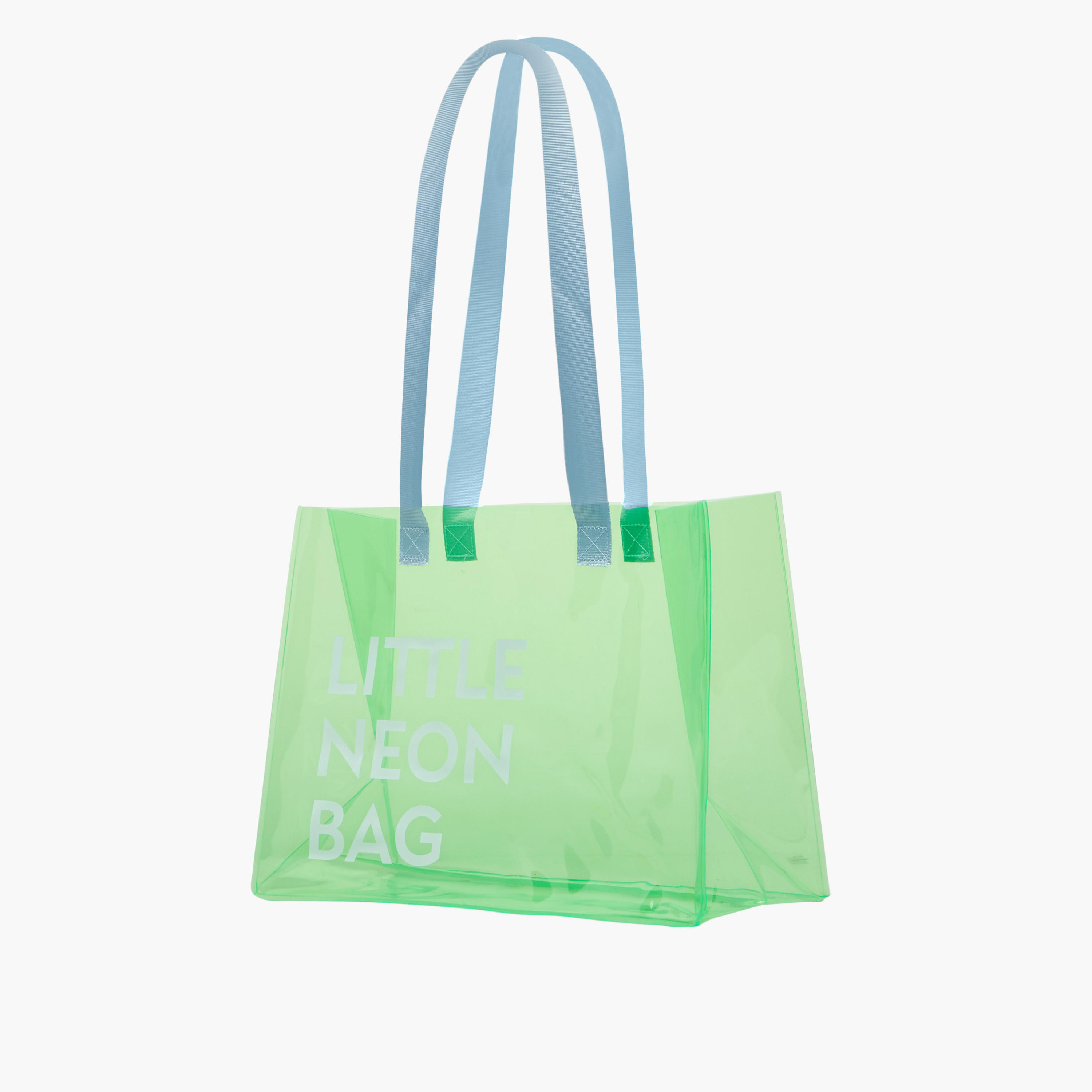 Syloon Printed Transparent Shopper Bag with Double Handles - 36x16x27 cms-women-bagsandwallets-handbags-image-2