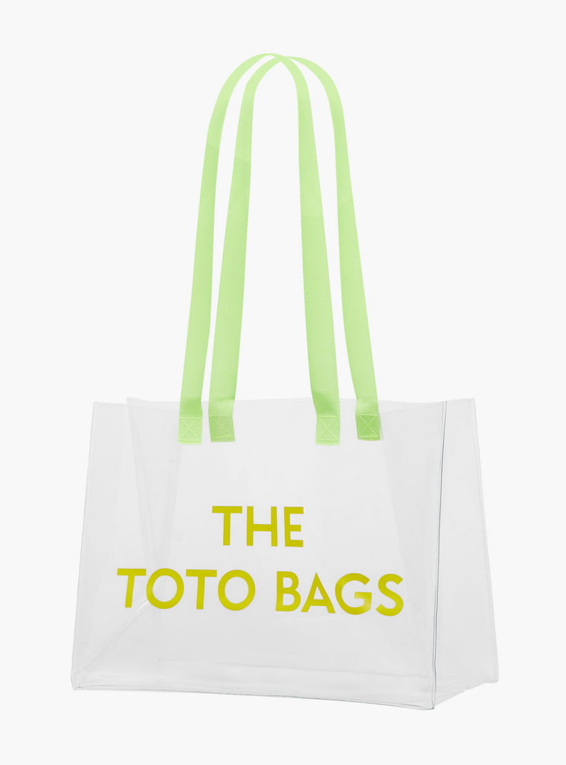 شنطة تسوق شفافة بطبعات ومقابض مزدوجة من سيلون - 27x16x36 سم-women-bagsandwallets-handbags-image-1