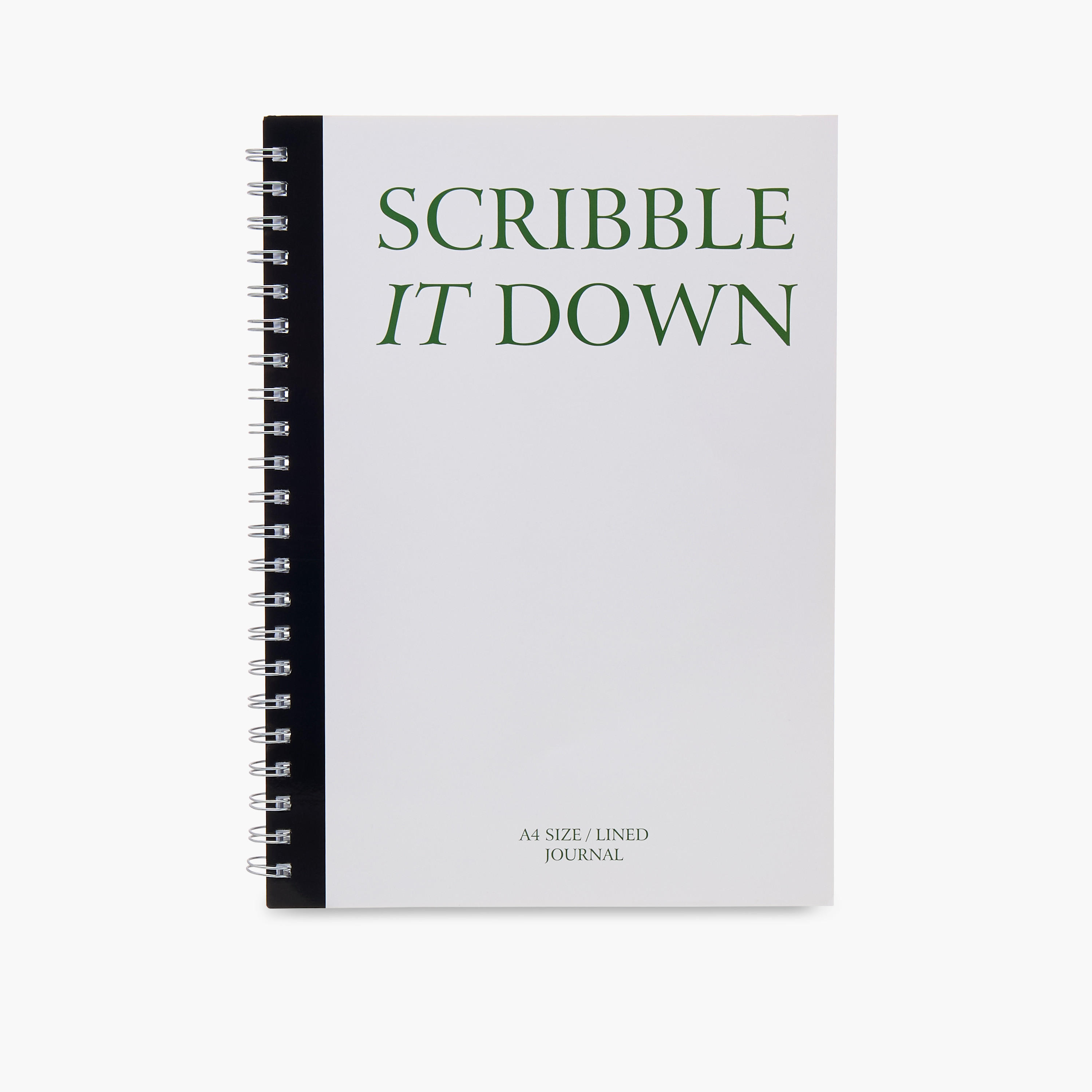 Syloon Slogan Print 100-Sheet Ruled Spiral A4 Notebook-school-stationery-notebooks-image-1
