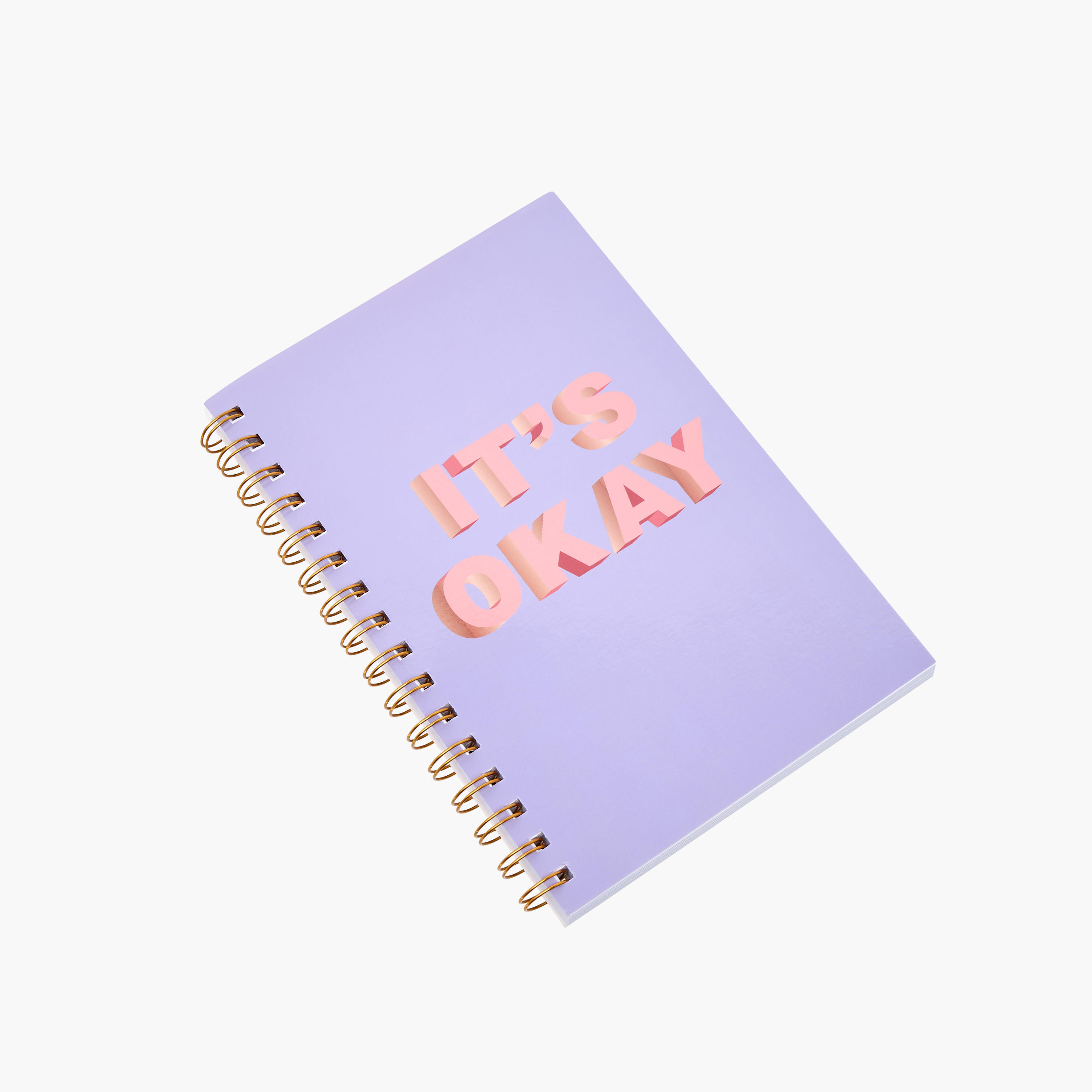 Syloon Slogan Print 100-Sheet Ruled Spiral A5 Notebook-school-stationery-notebooks-image-2