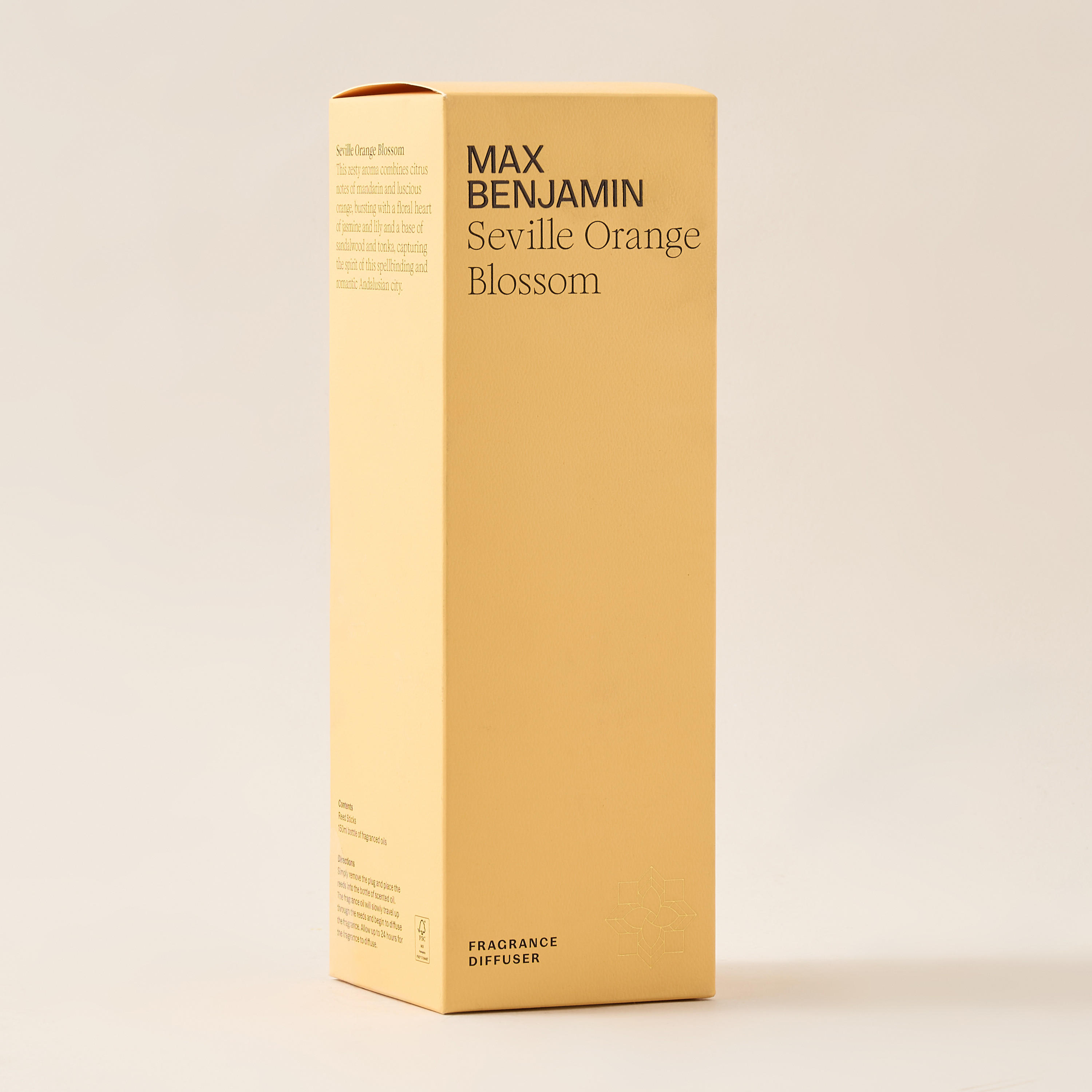 طقم موزّع عطور برائحة سيفيل أورانج بلسوم من ماكس بنجامين - 150 مل-household-homefragrance-reeddiffusers-image-1