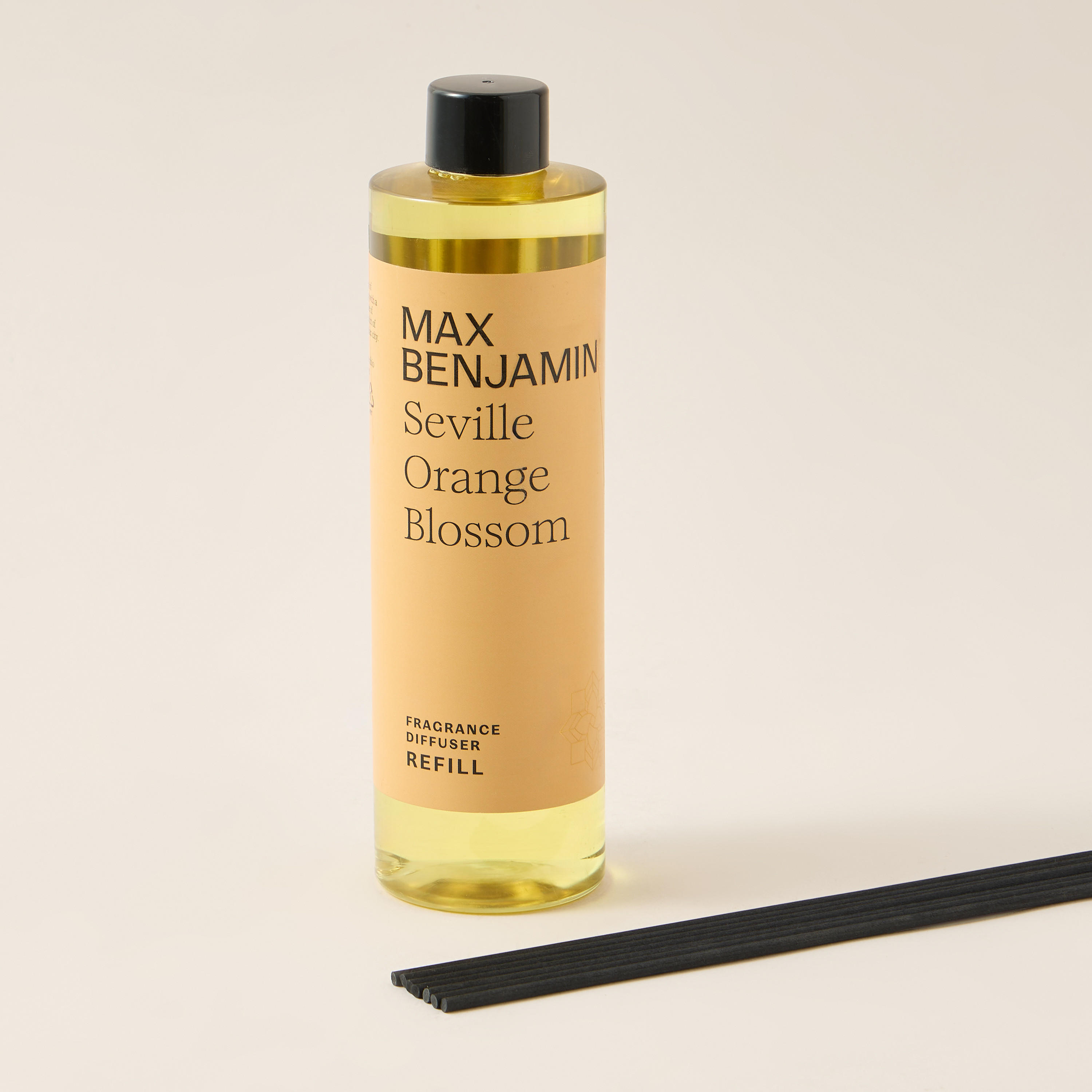 Max Benjamin Seville Orange Blossom Scented Reed Diffuser Refill - 300 ml-household-homefragrance-reeddiffusers-image-3