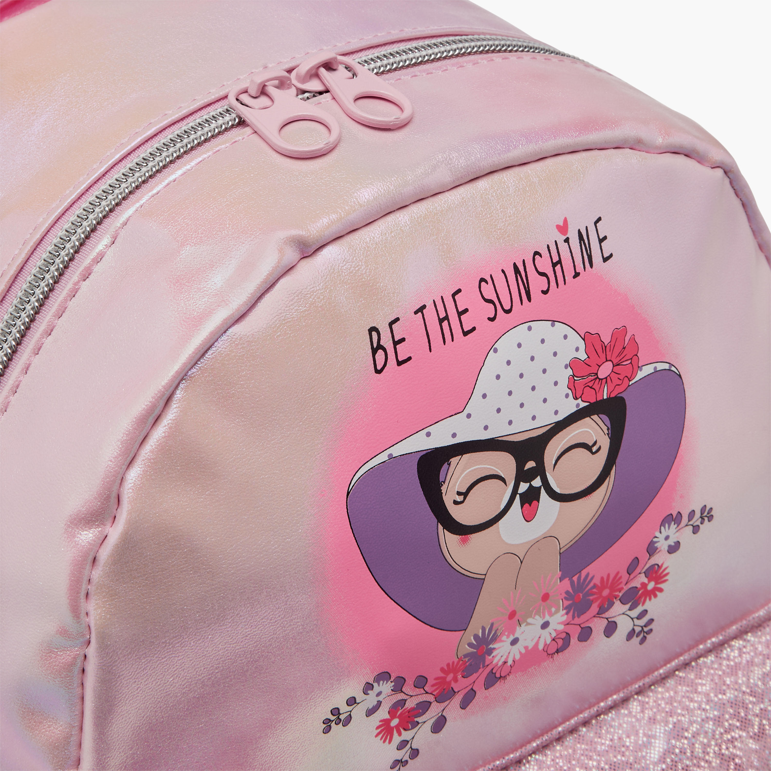 icon Graphic Print Backpack with Adjustable Straps - 29x23x11 cms-school-bagsandbackpacks-backpacks-image-5