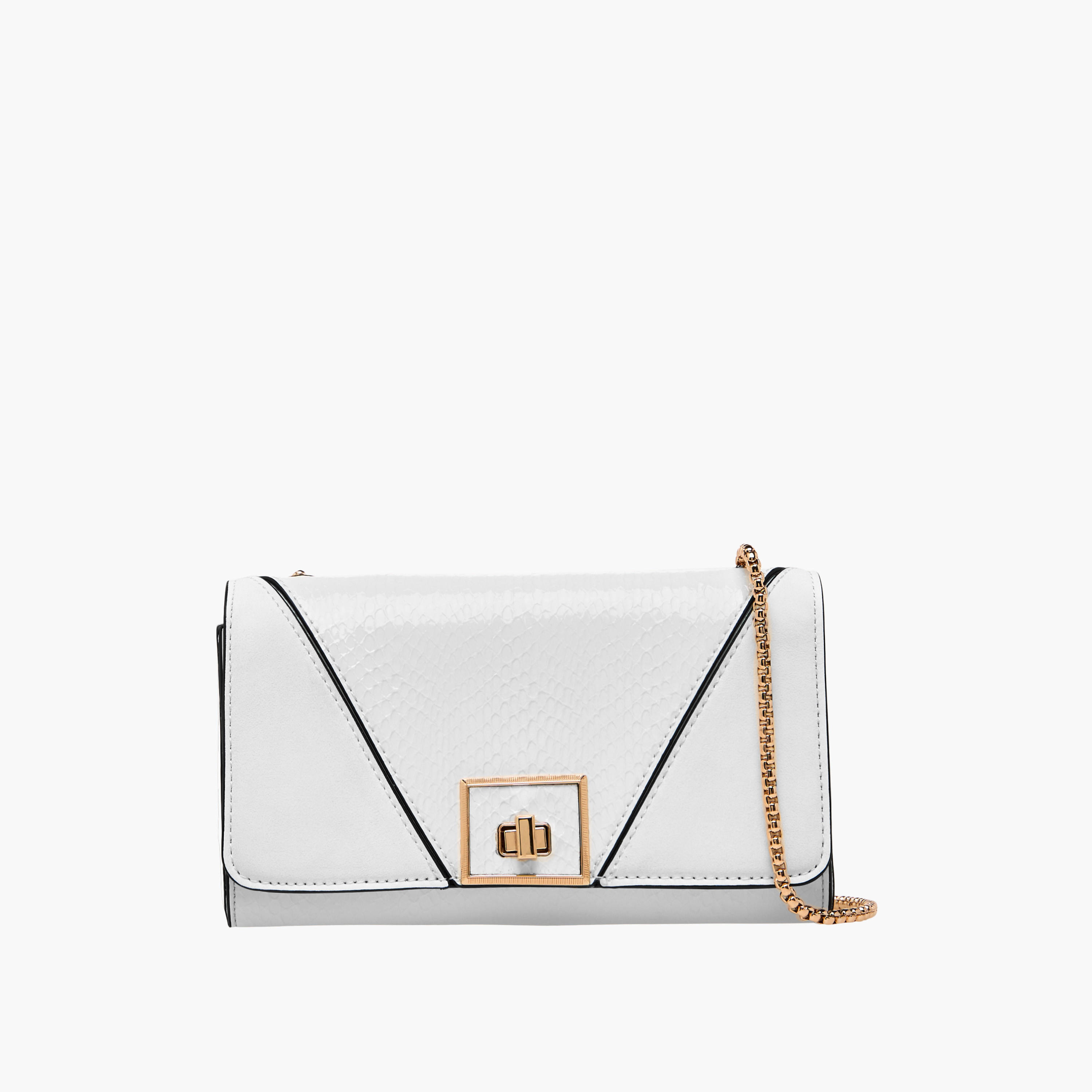 شنطة كلاتش بارزة الملمس بحزام سلسلة من سيليست-women-bagsandwallets-wallets-image-1