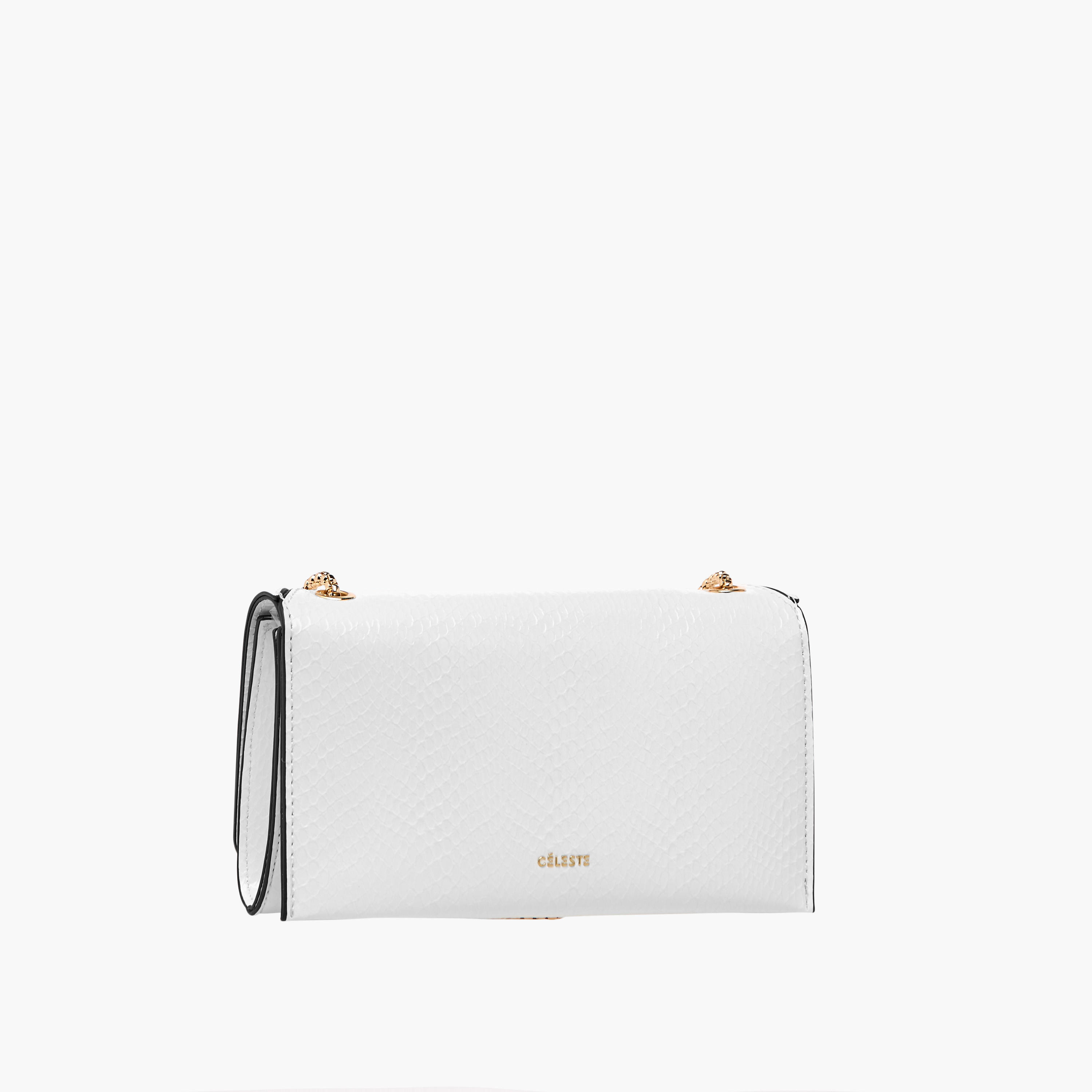شنطة كلاتش بارزة الملمس بحزام سلسلة من سيليست-women-bagsandwallets-wallets-image-3
