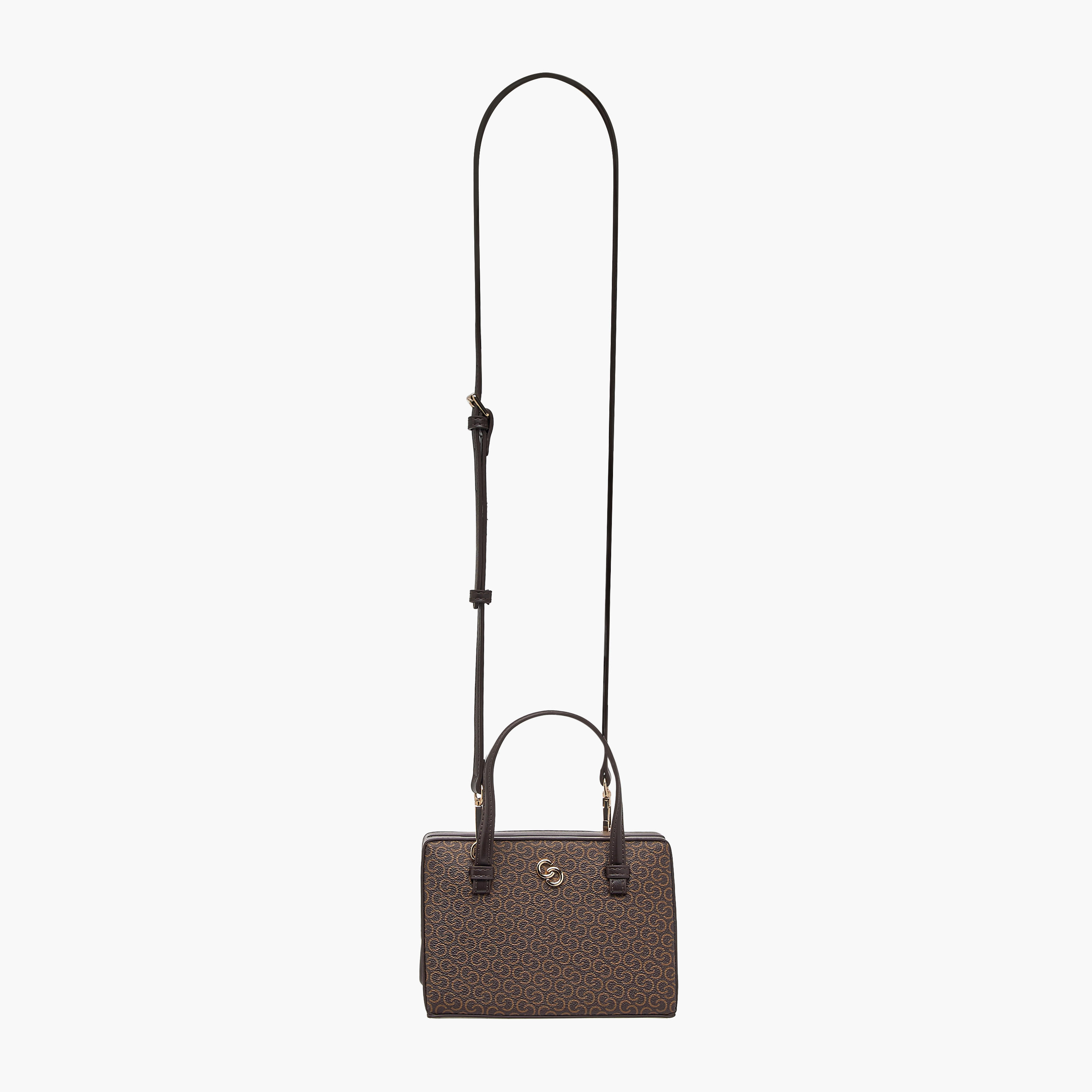Celeste Monogram Print Tote Bag with Detachable Strap and Magnetic Closure-women-bagsandwallets-handbags-image-2