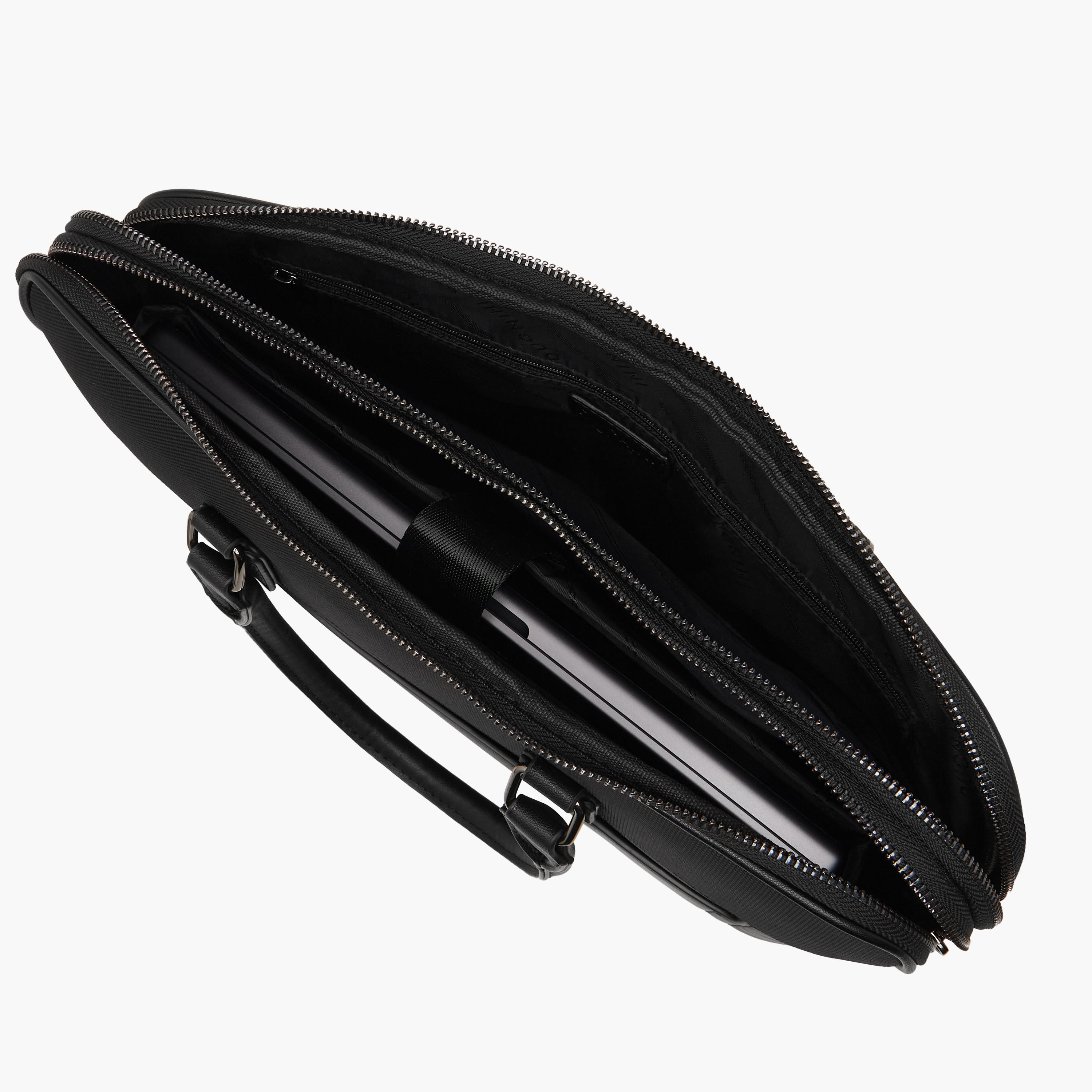 شنطة لابتوب بارزة الملمس بمقابض علوية وسحاب إغلاق من دوتشيني-men-bags-image-8