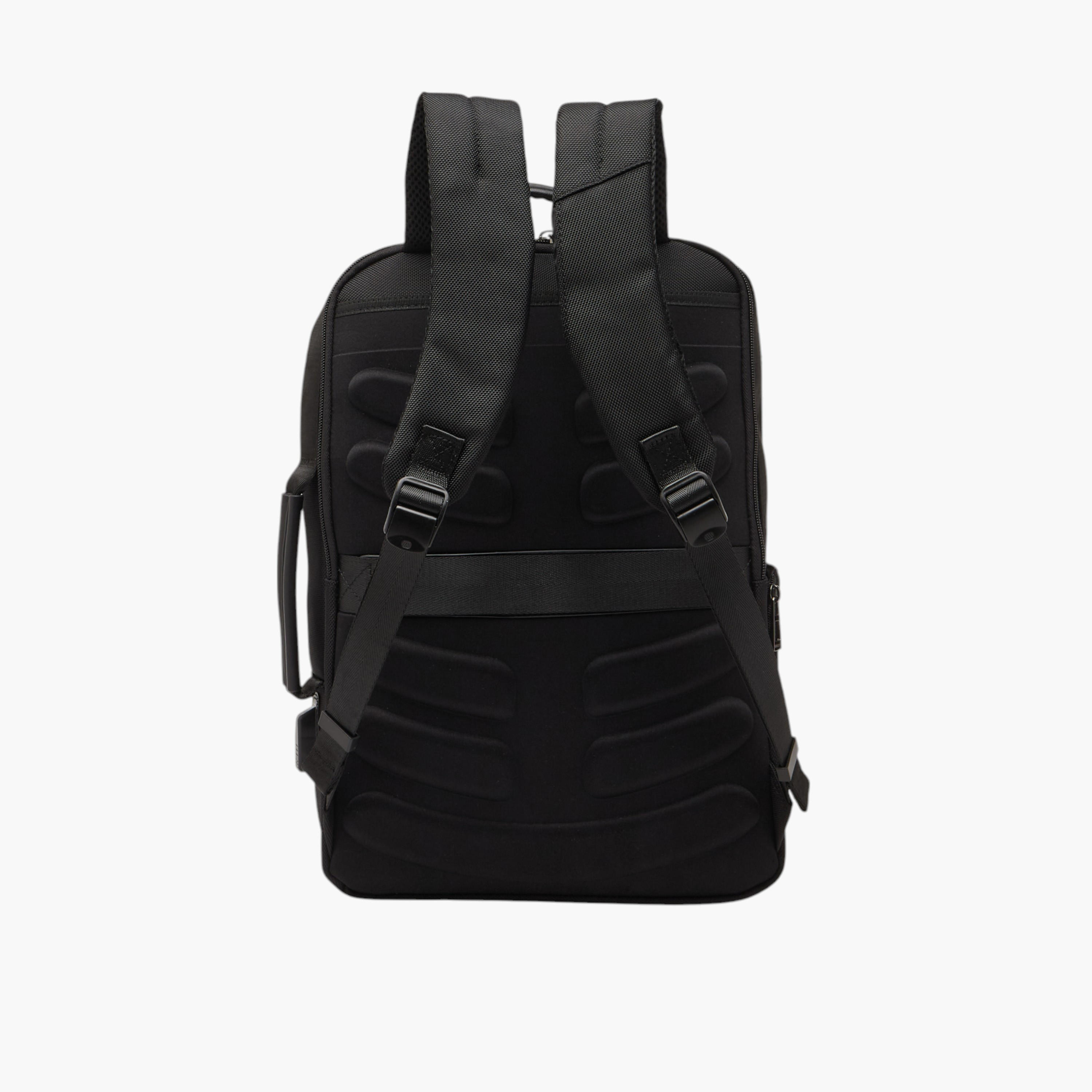 Duchini Solid Backpack with Adjustable Straps and Handle-men-bags-image-5