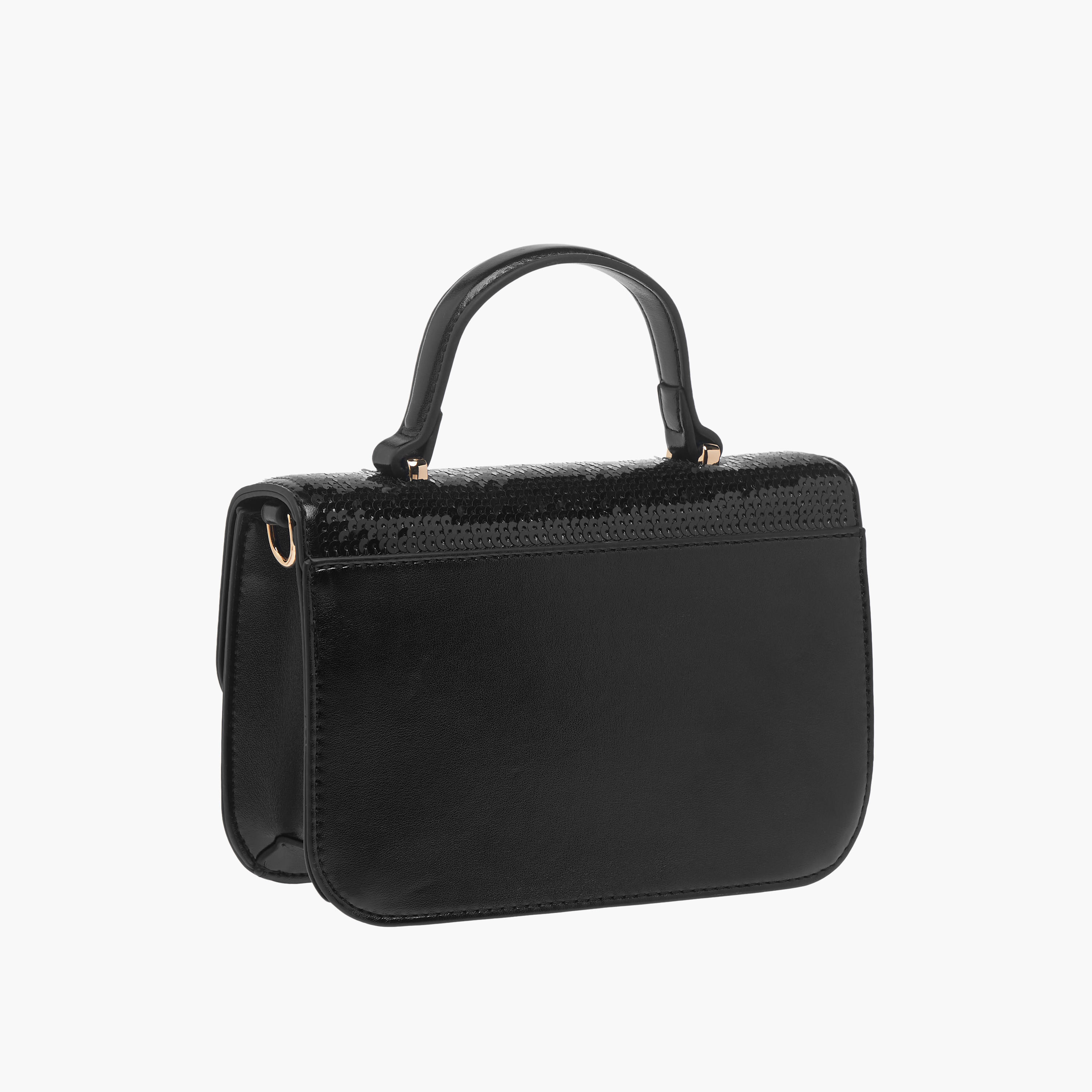 Celeste Sequinned Satchel Bag with Handle and Detachable Strap-women-bagsandwallets-handbags-image-3