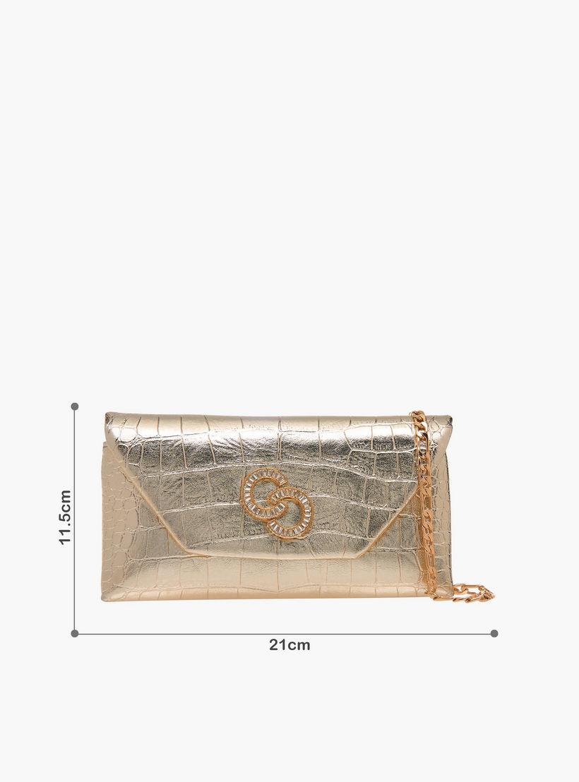 Celeste Embellshed Crossbody Bag with Chain Strap and Flap Closure-women-bagsandwallets-handbags-image-8