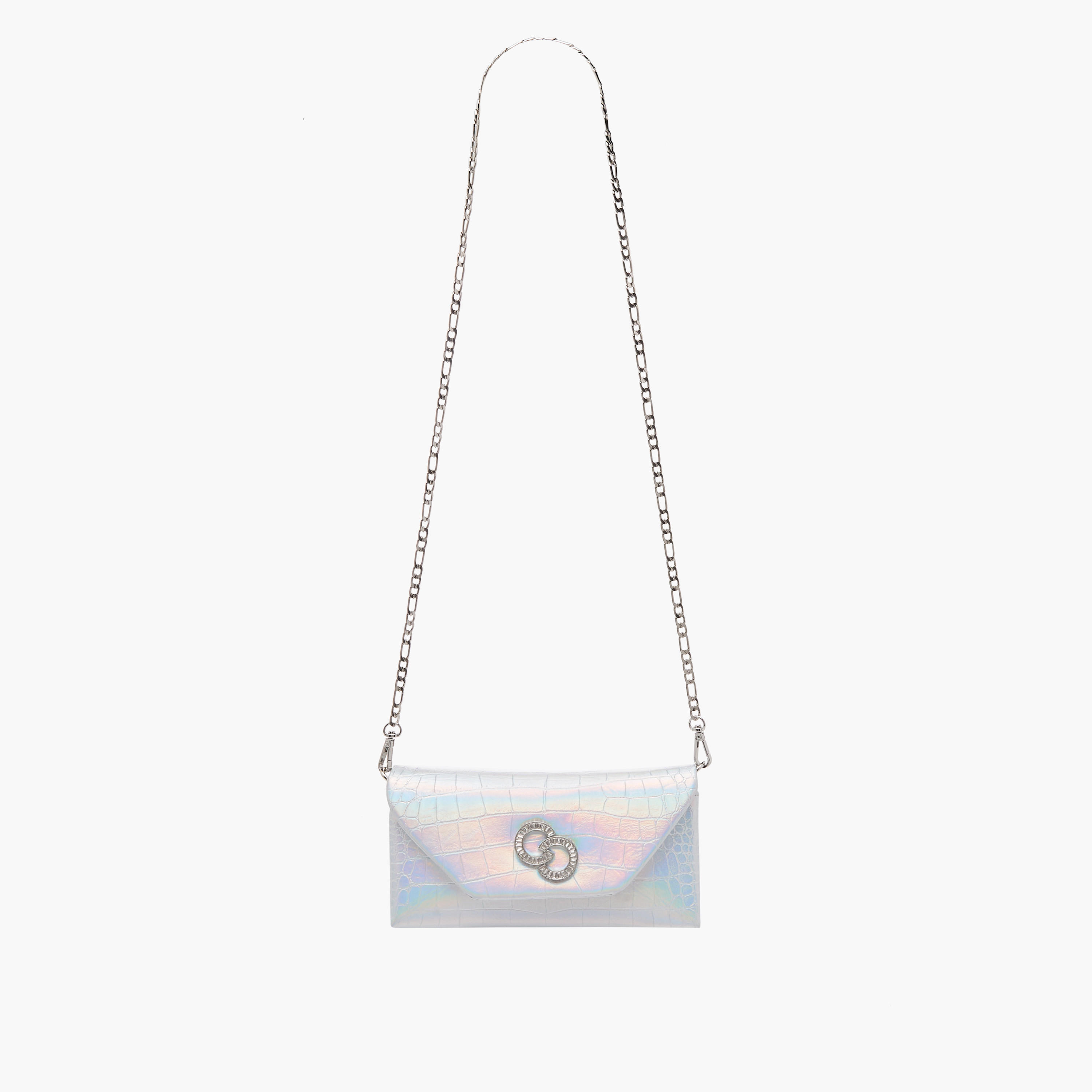 Celeste Embellshed Crossbody Bag with Chain Strap and Flap Closure-women-bagsandwallets-handbags-image-2