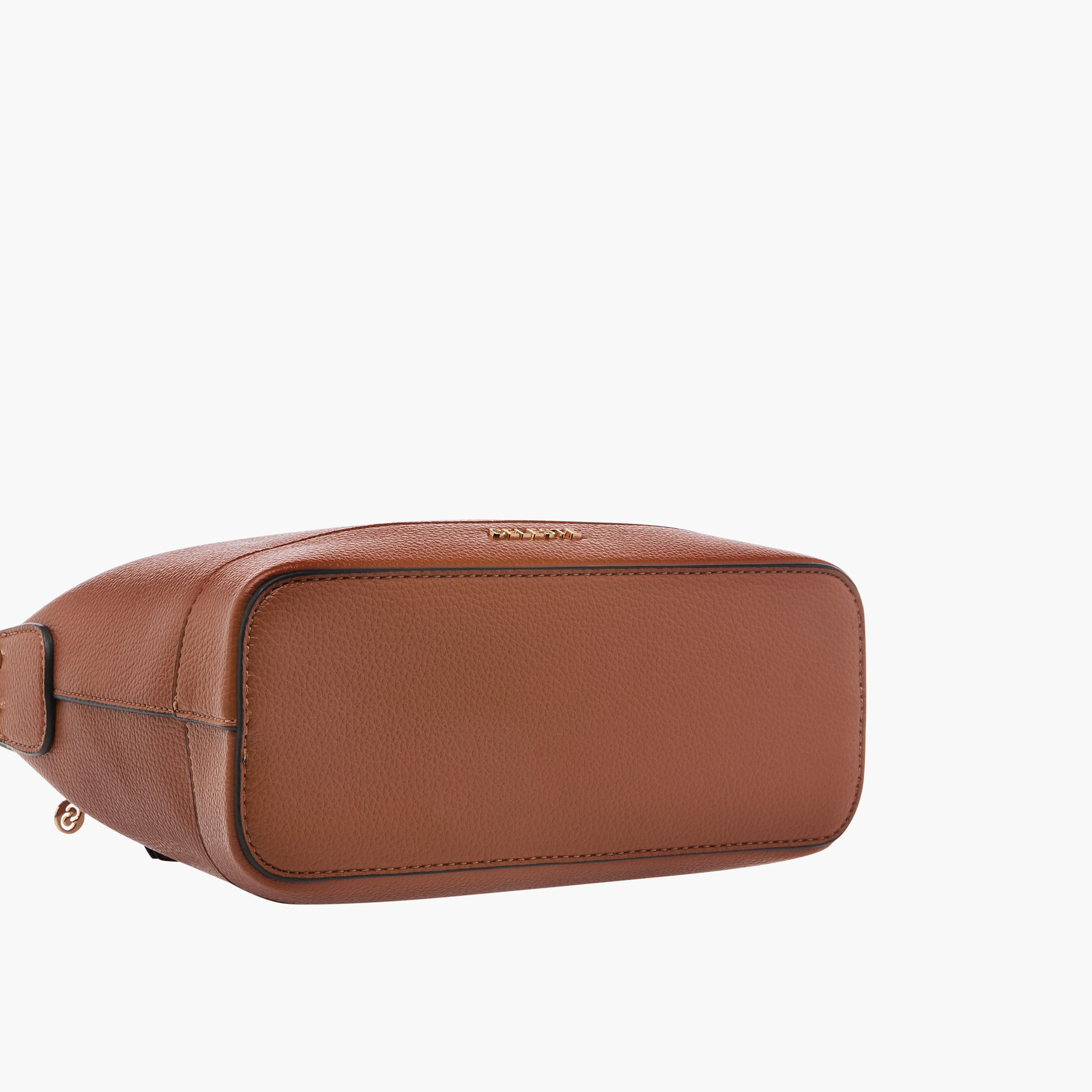 شنطة كتف بارزة الملمس بحزام قابل للتعديل وسحاب إغلاق من سيليست-women-bagsandwallets-handbags-image-6