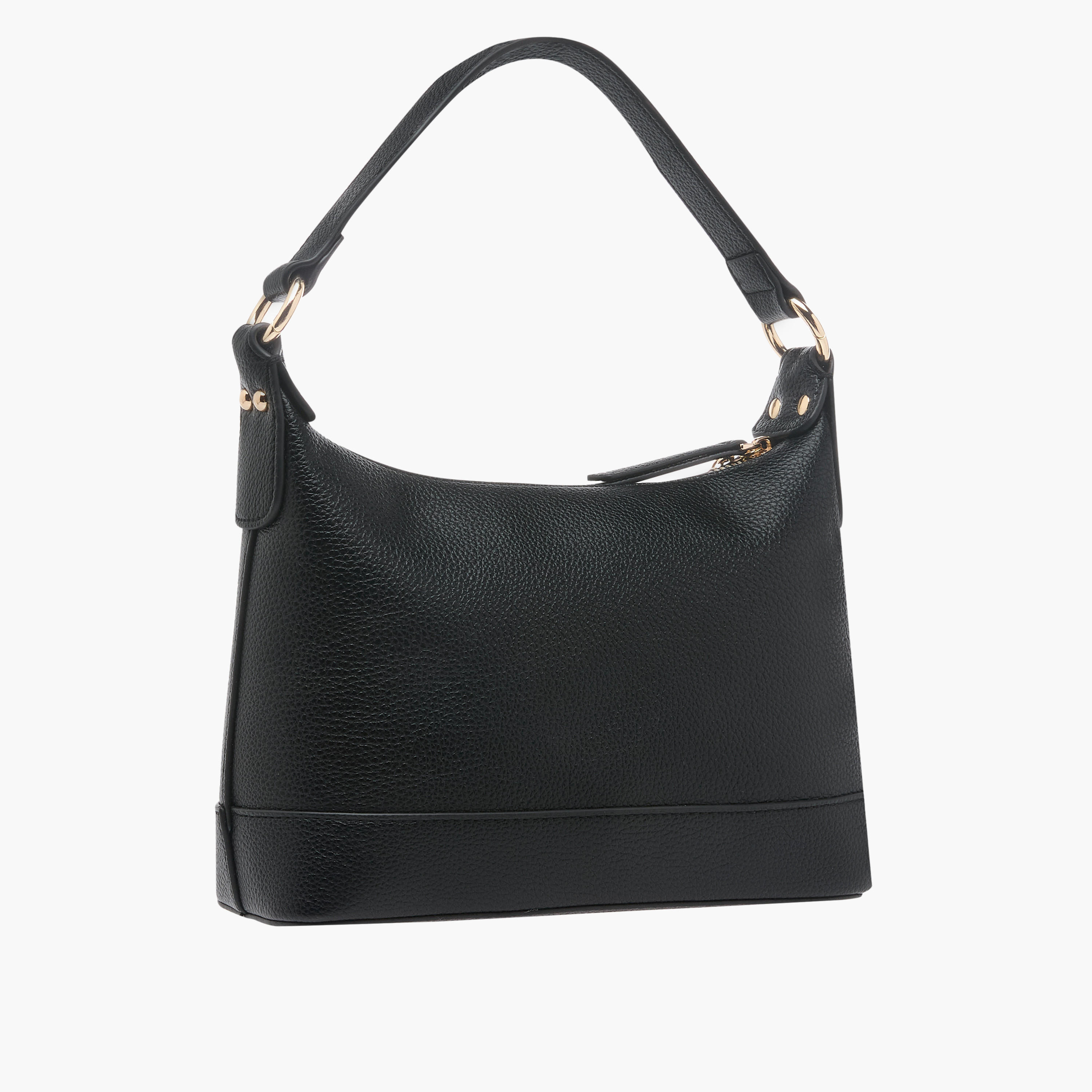شنطة كتف بارزة الملمس بحزام قابل للتعديل وسحاب إغلاق من سيليست-women-bagsandwallets-handbags-image-5