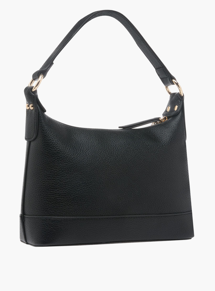 شنطة كتف بارزة الملمس بحزام قابل للتعديل وسحاب إغلاق من سيليست-women-bagsandwallets-handbags-image-5