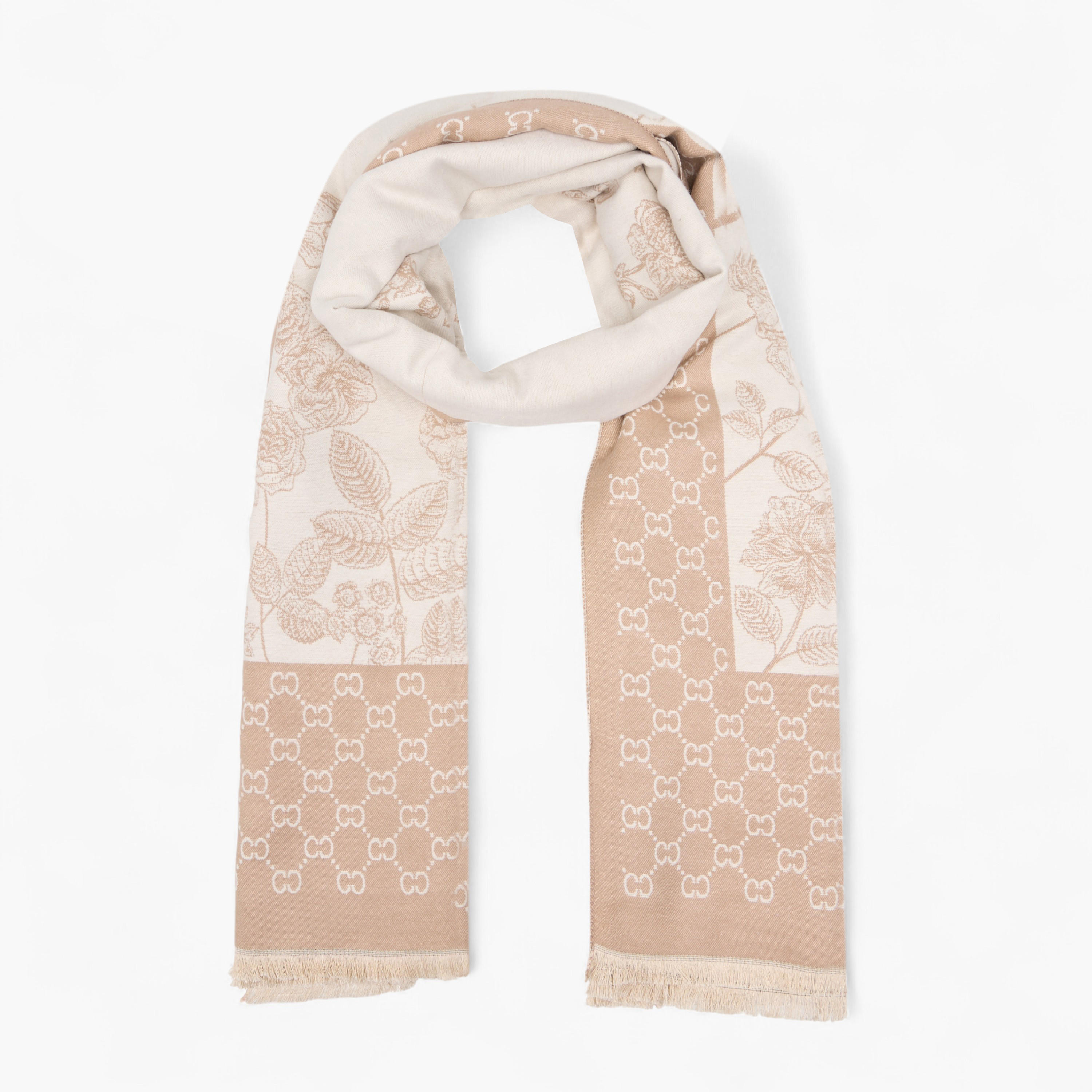 وشاح شتوي متعدد الألوان بطبعات مونوجرام من زورا-women-clothingaccessories-scarves-image-1