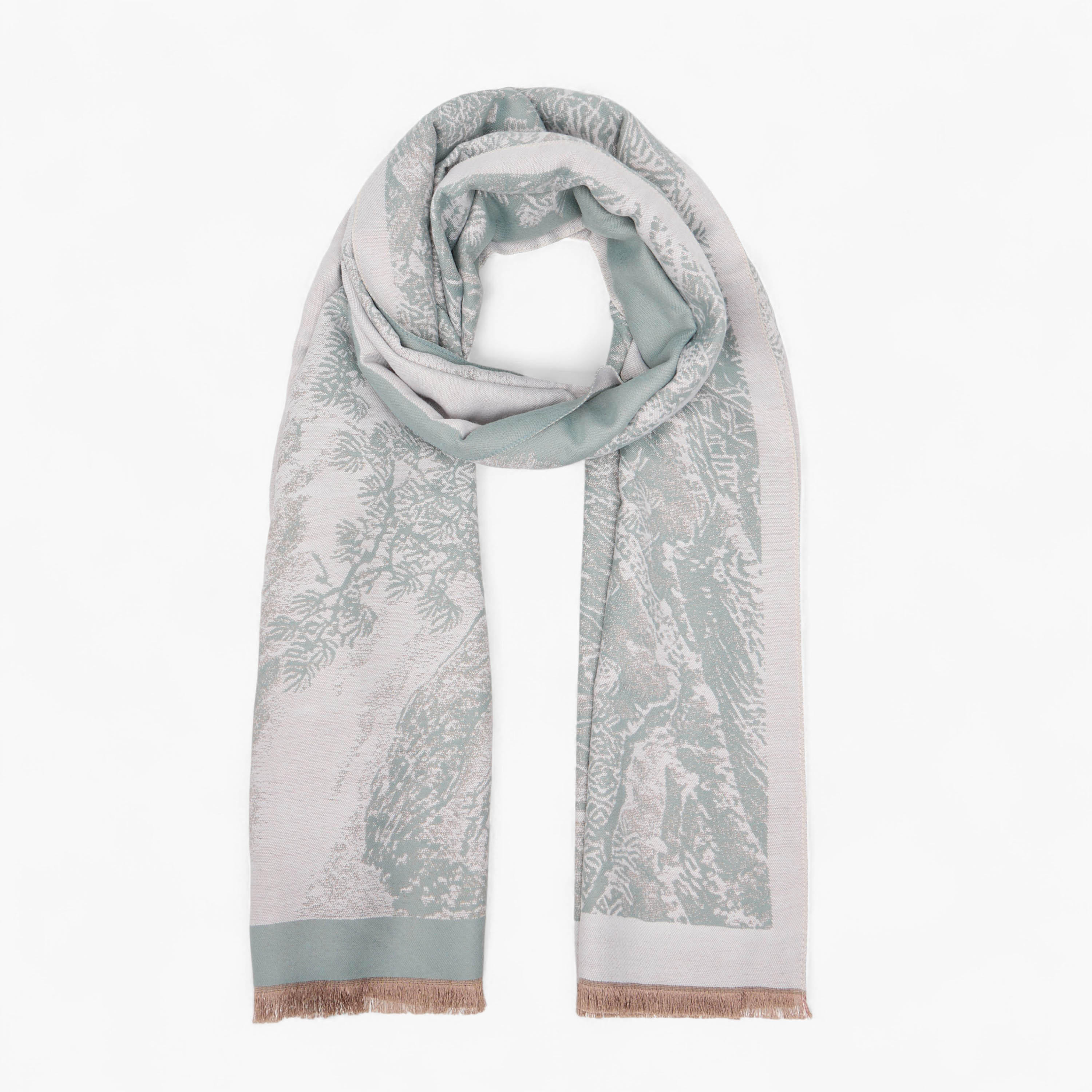 Zora Scarf Winter Woodland Print Multicolour-women-clothingaccessories-scarves-image-1