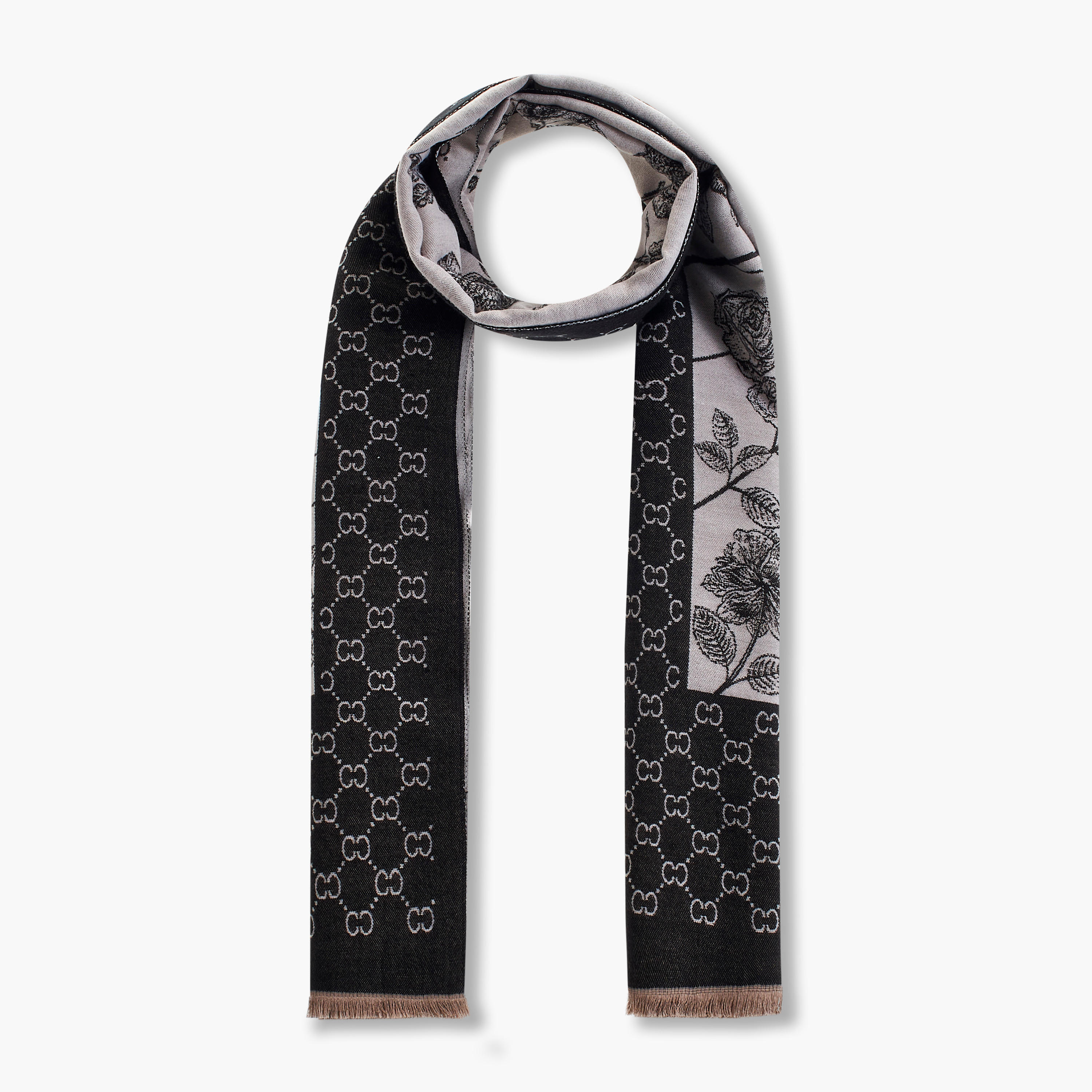 وشاح شتوي بطبعات مونوجرام من زورا-women-clothingaccessories-scarves-image-1