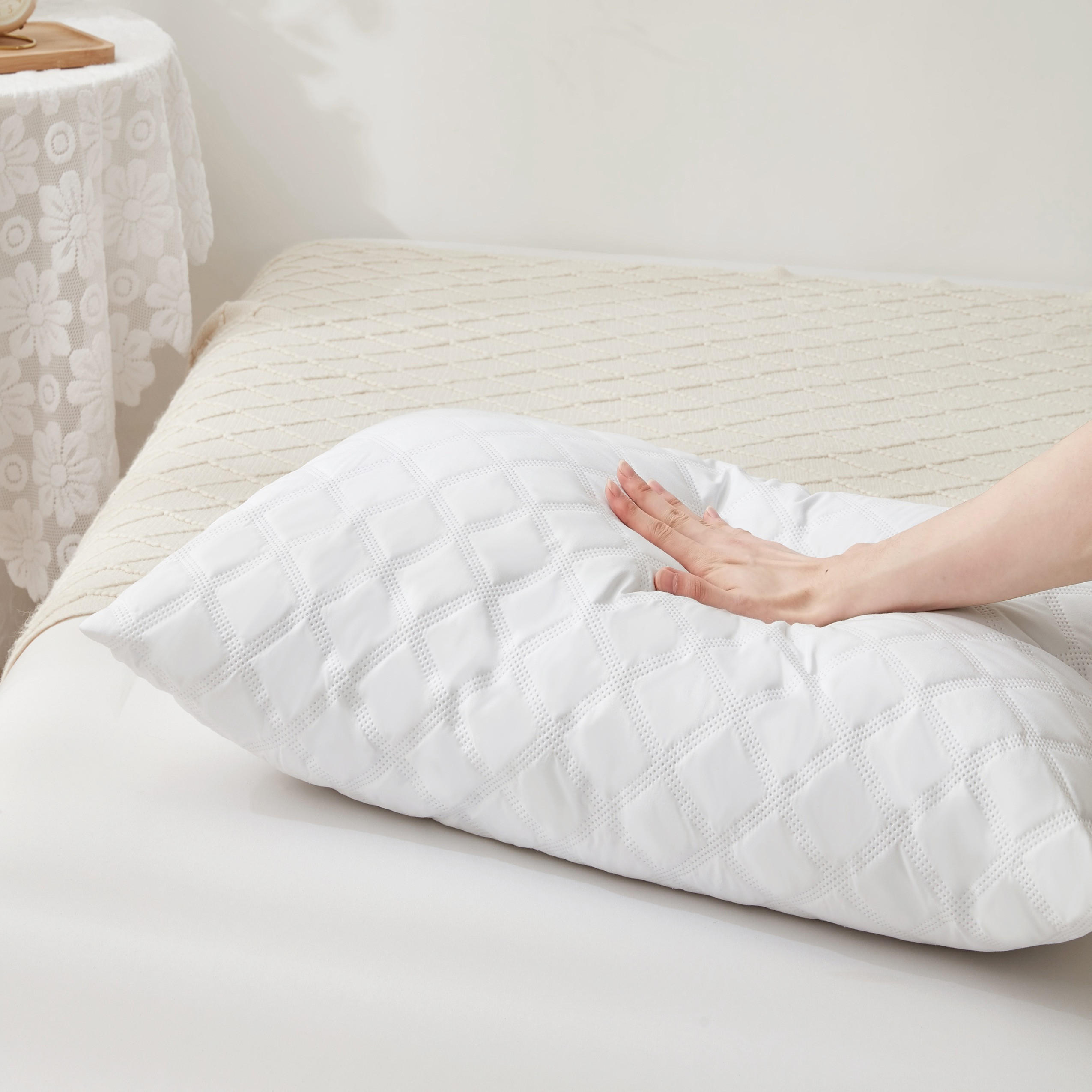 Unique Home 4-Piece Super Sonic High Quality Pillow Set - 50x70 cms-household-bedding-pillows-image-7