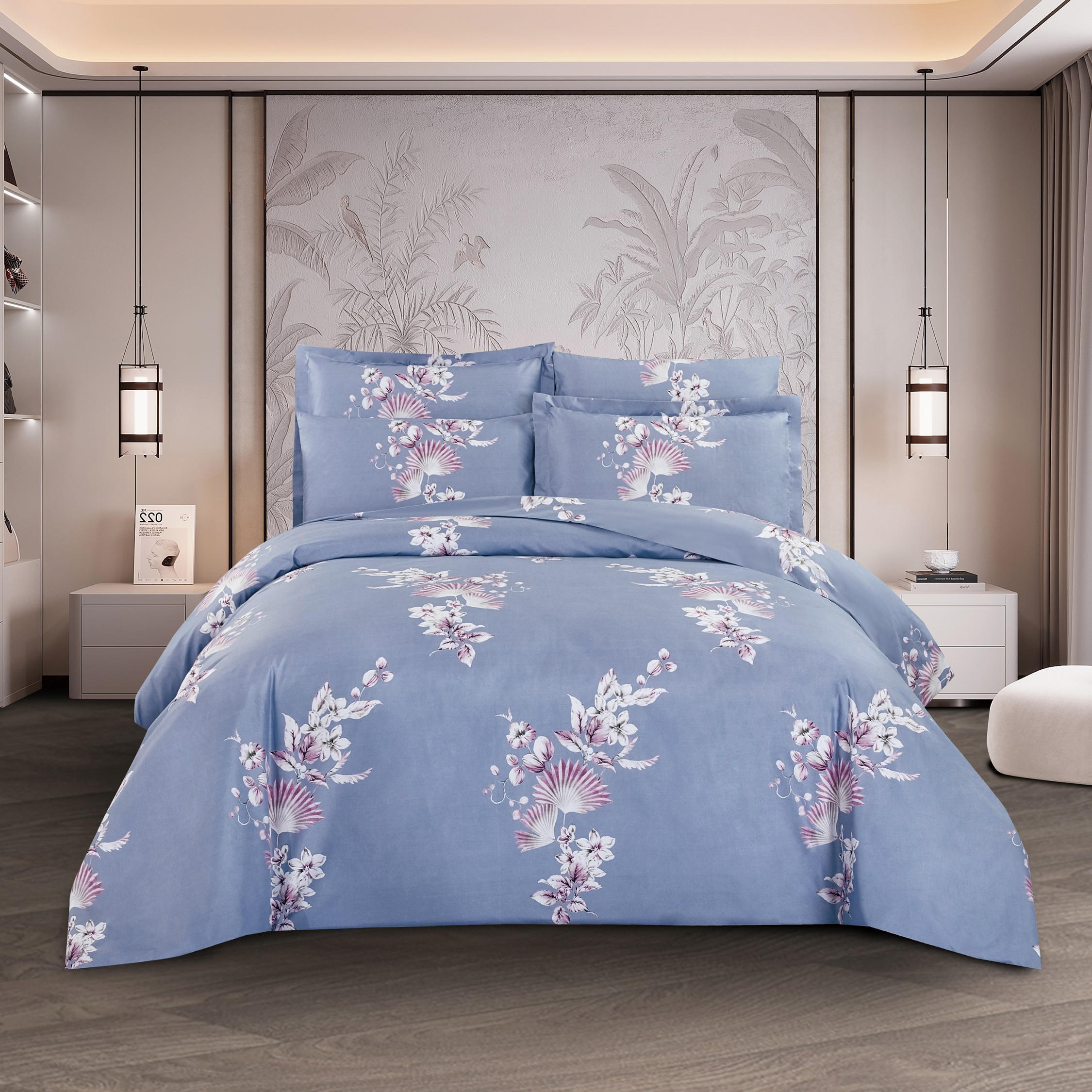 Unique Home All Season 6-Piece Printed King Comforter Set - 240x260 cms-household-bedding-comfortersandbedspreads-comforters-image-1