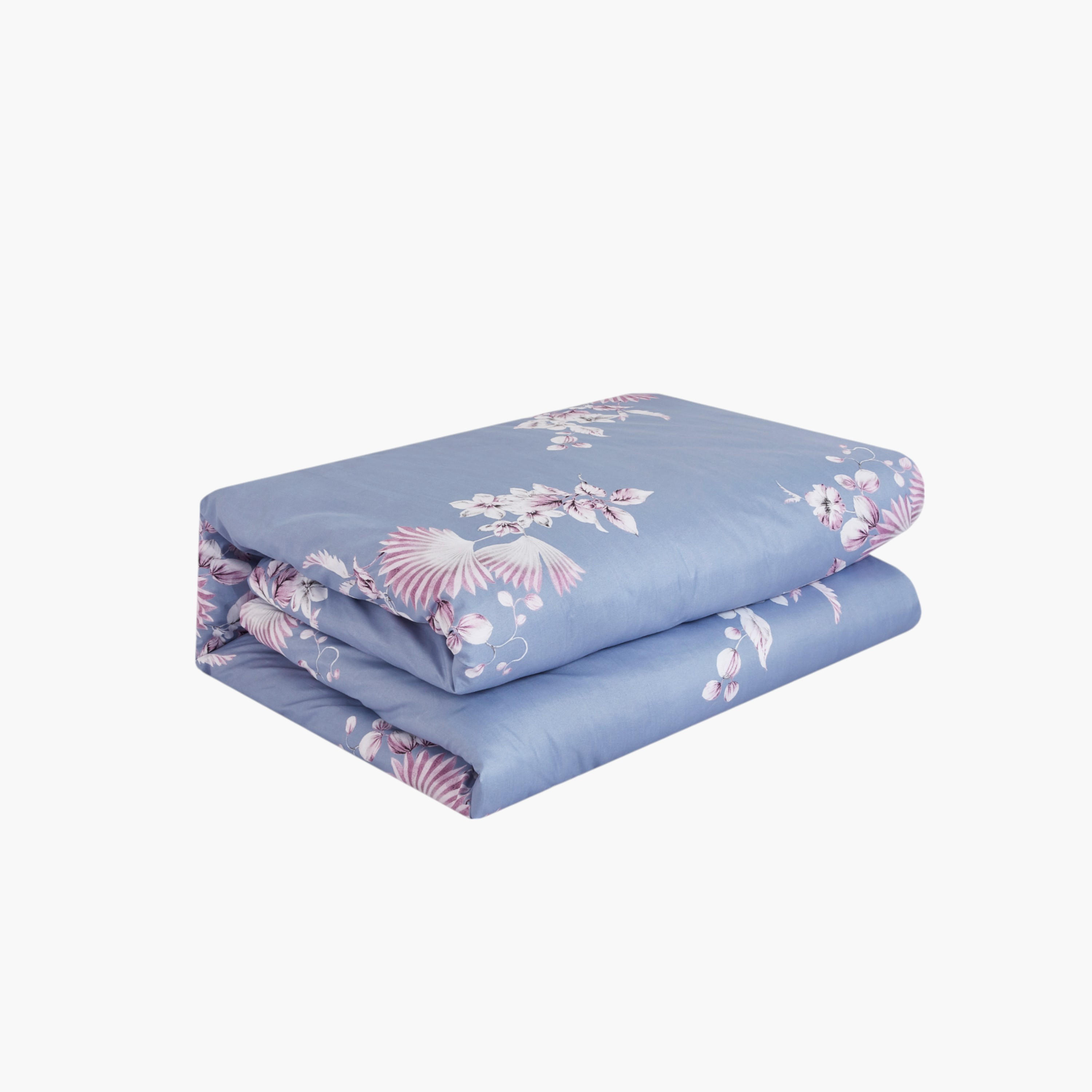 طقم لحاف كينج بطبعات لجميع المواسم 6 قطع من يونيك هوم - 240x260 سم-household-bedding-comfortersandbedspreads-comforters-image-3