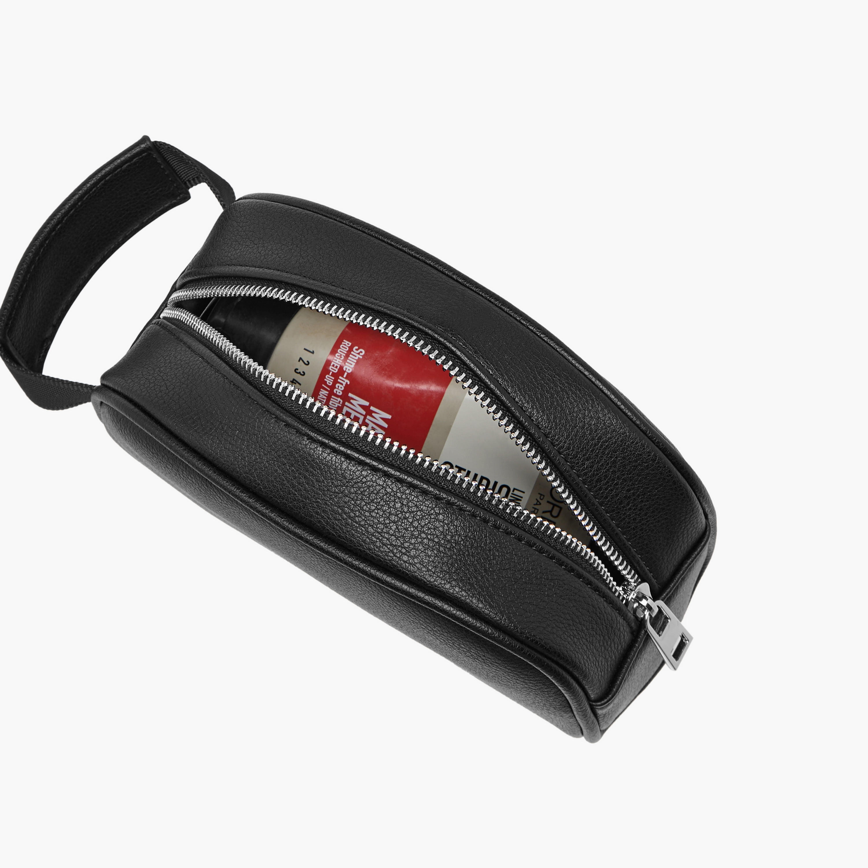شنطة صغيرة بارزة الملمس بسحاب إغلاق وحزام معصم من دوتشيني-men-bags-image-1