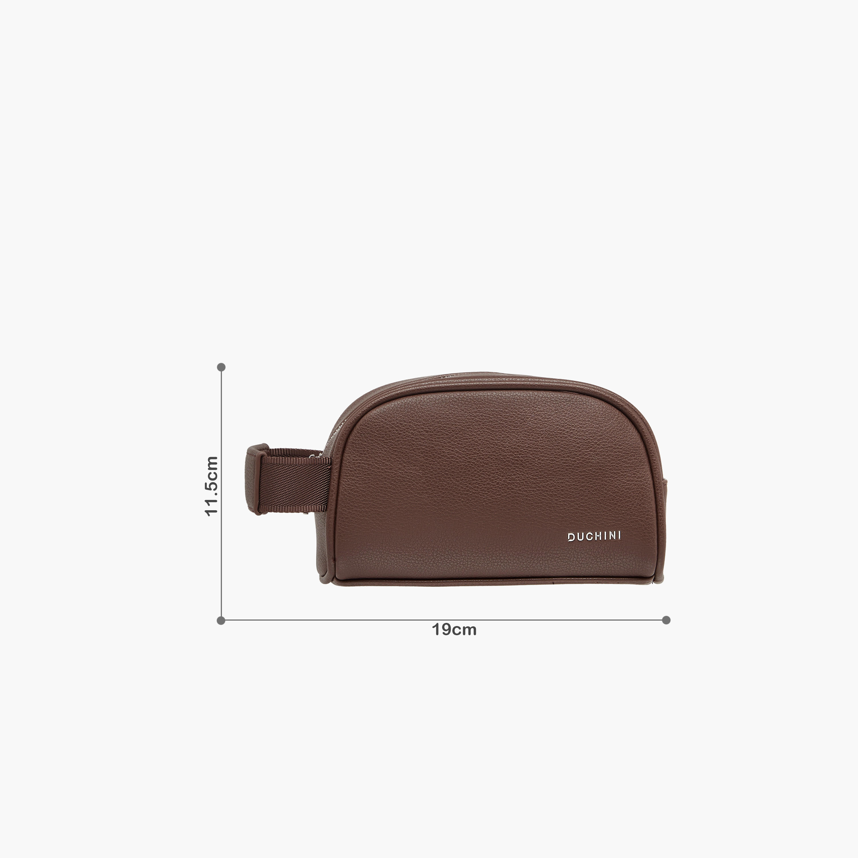 شنطة صغيرة بارزة الملمس بسحاب إغلاق وحزام معصم من دوتشيني-men-bags-image-2