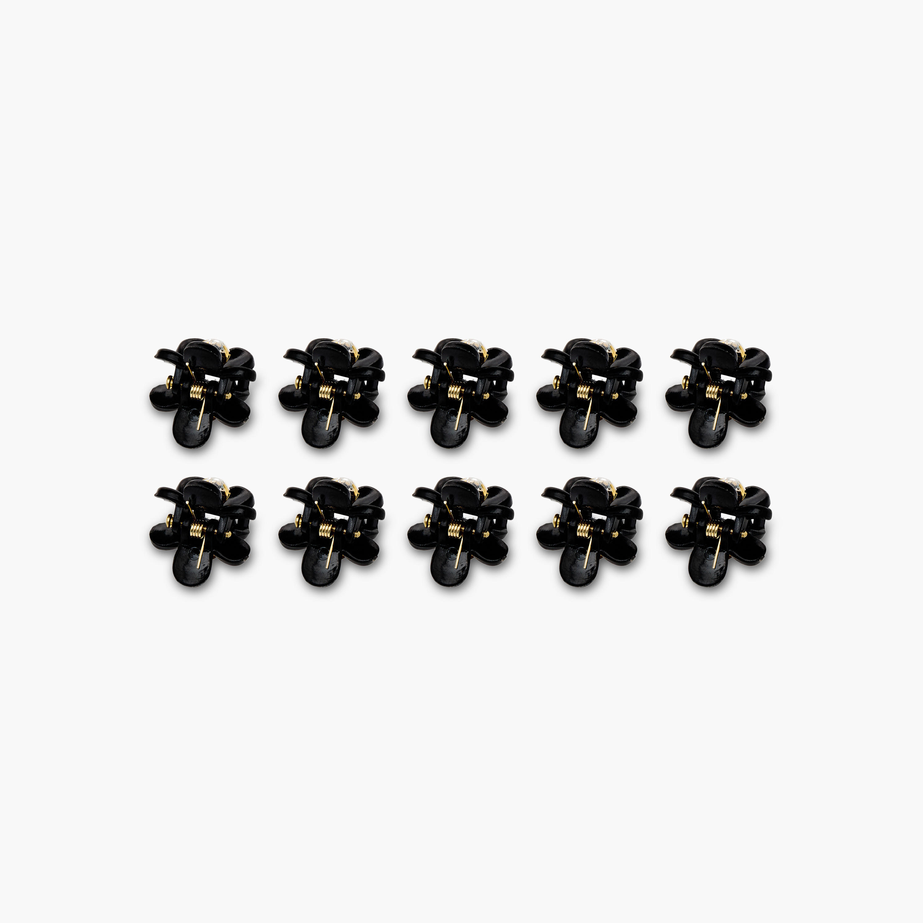 Embellished Floral Hair Clamp - Set of 10-women-hairaccessories-clamps-image-3
