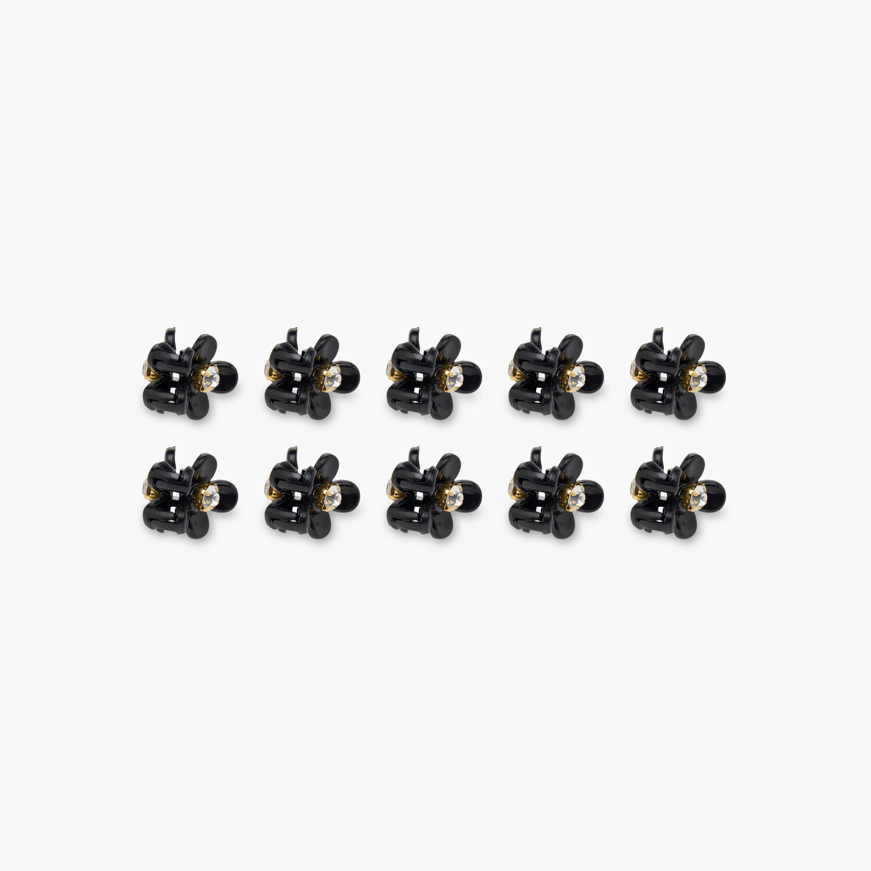 Embellished Floral Hair Clamp - Set of 10-women-hairaccessories-clamps-image-4