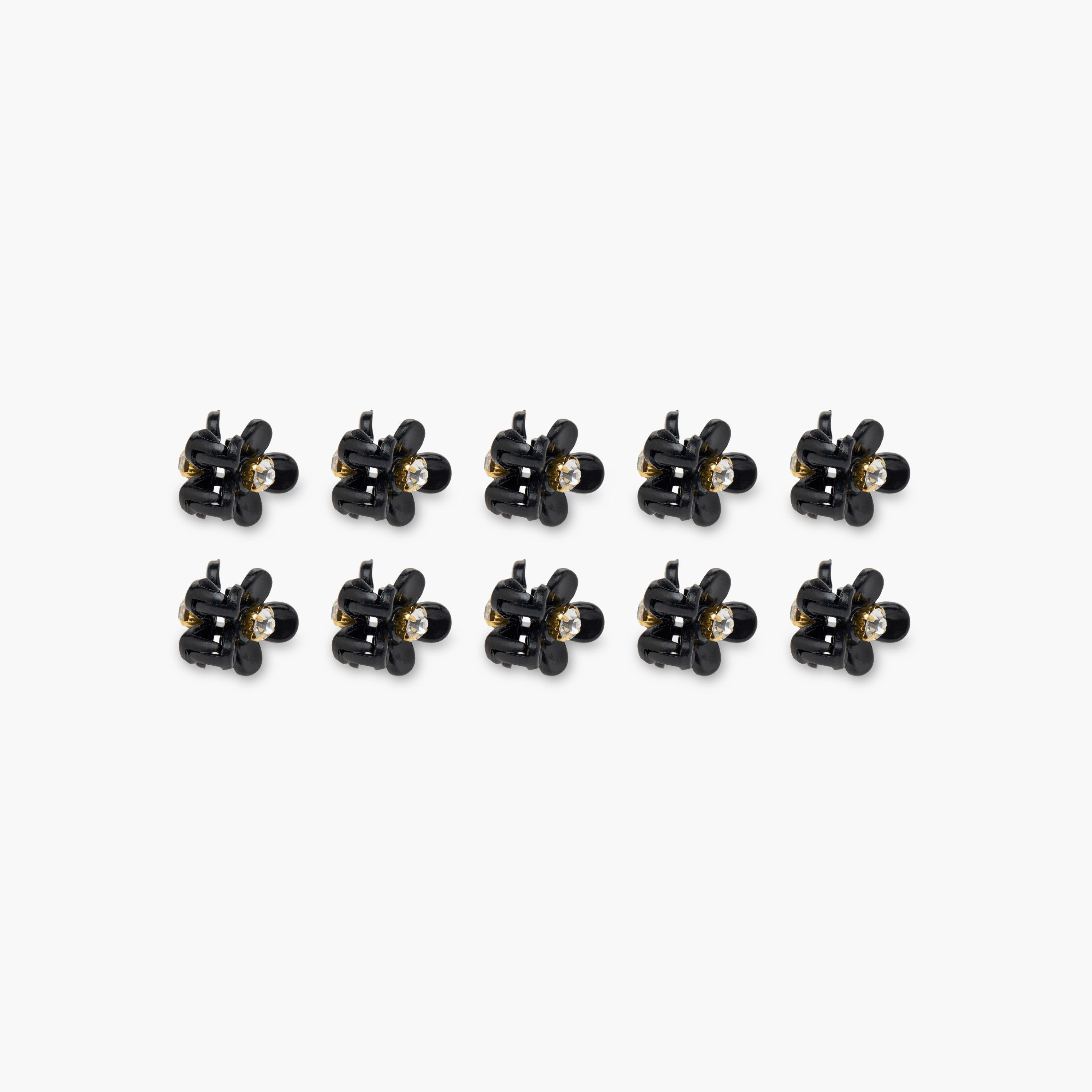 Embellished Floral Hair Clamp - Set of 10-women-hairaccessories-clamps-image-4