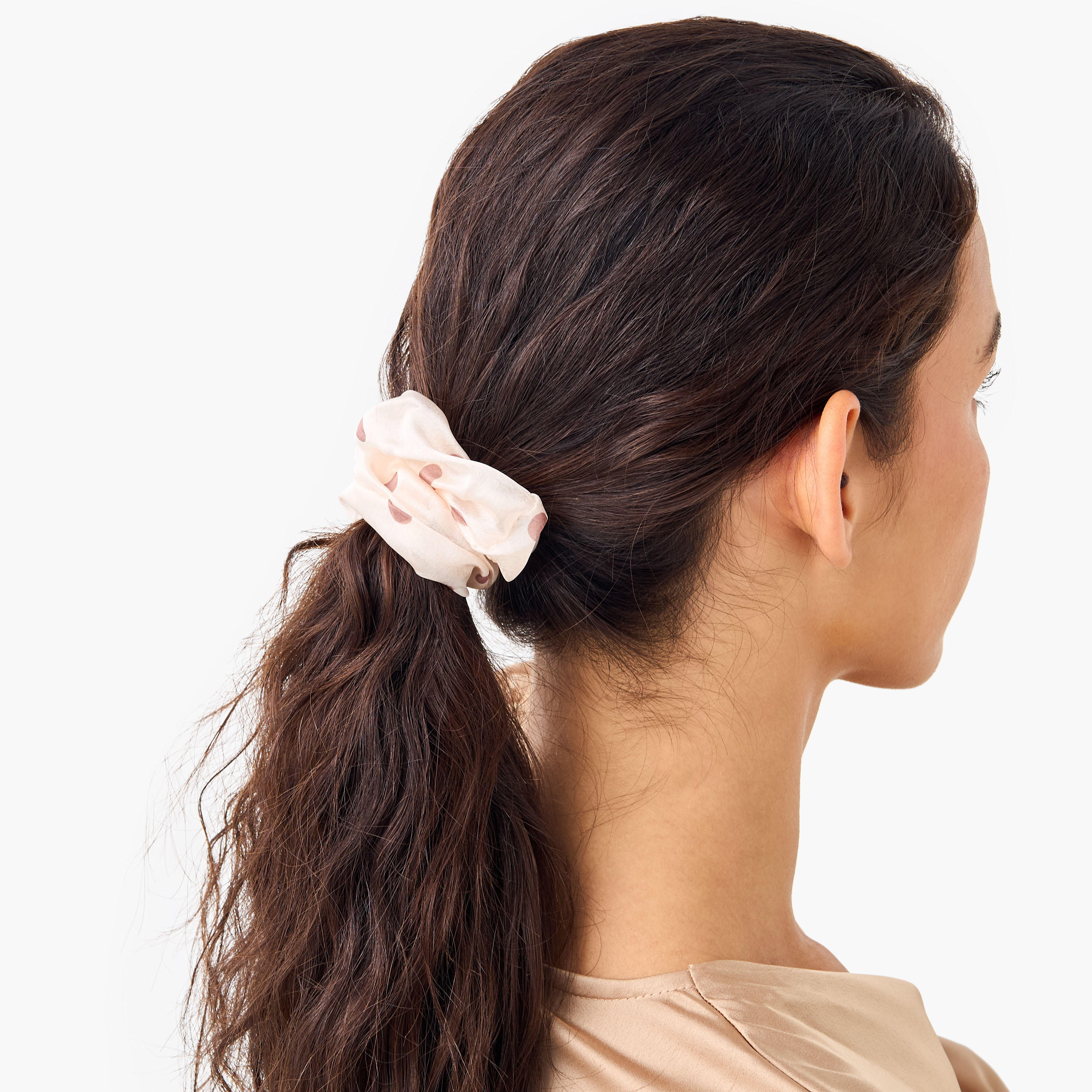 Assorted Elasticated Hair Scrunchie - Set of 3-women-hairaccessories-scrunchies-image-2
