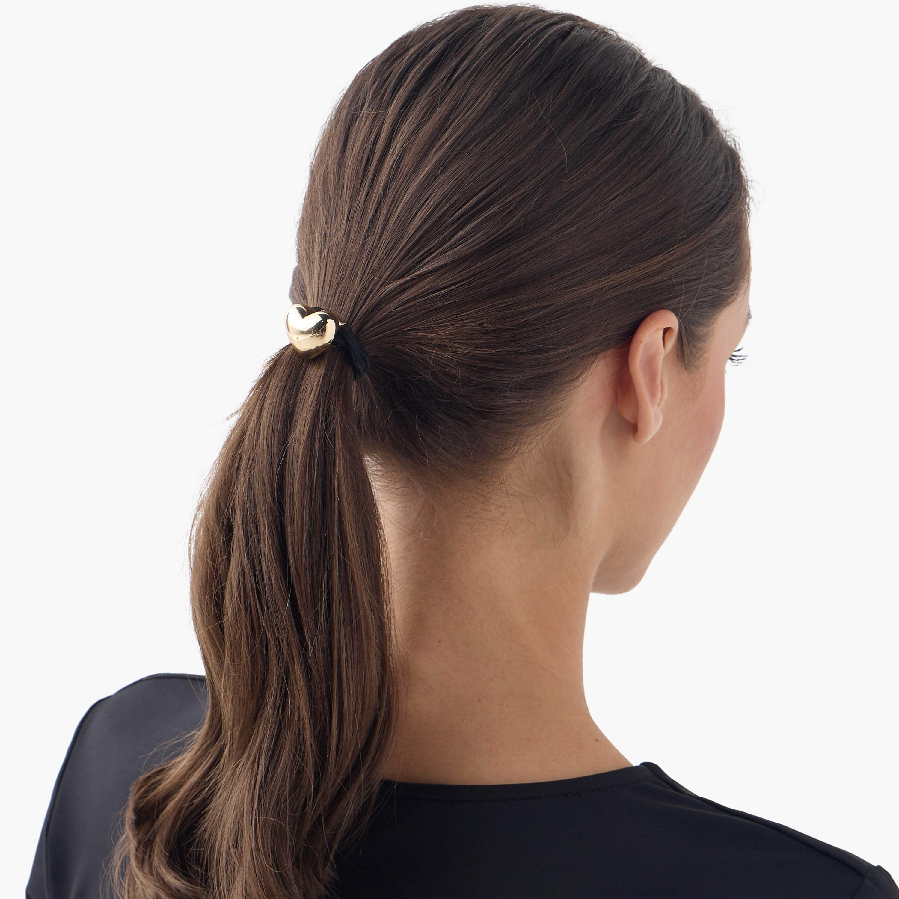 Heart Applique Hair Tie - Set of 2-women-hairaccessories-sets-image-2