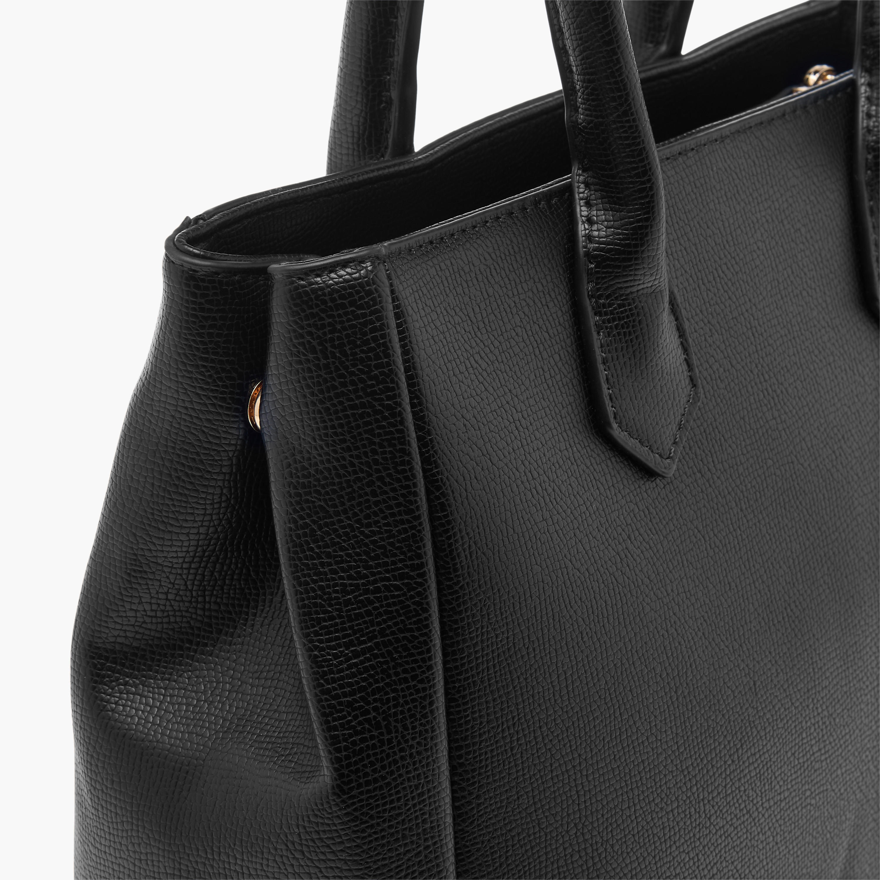 Le Confort Textured Tote Bag with Double Handles and Detachable Strap-women-bagsandwallets-handbags-image-5