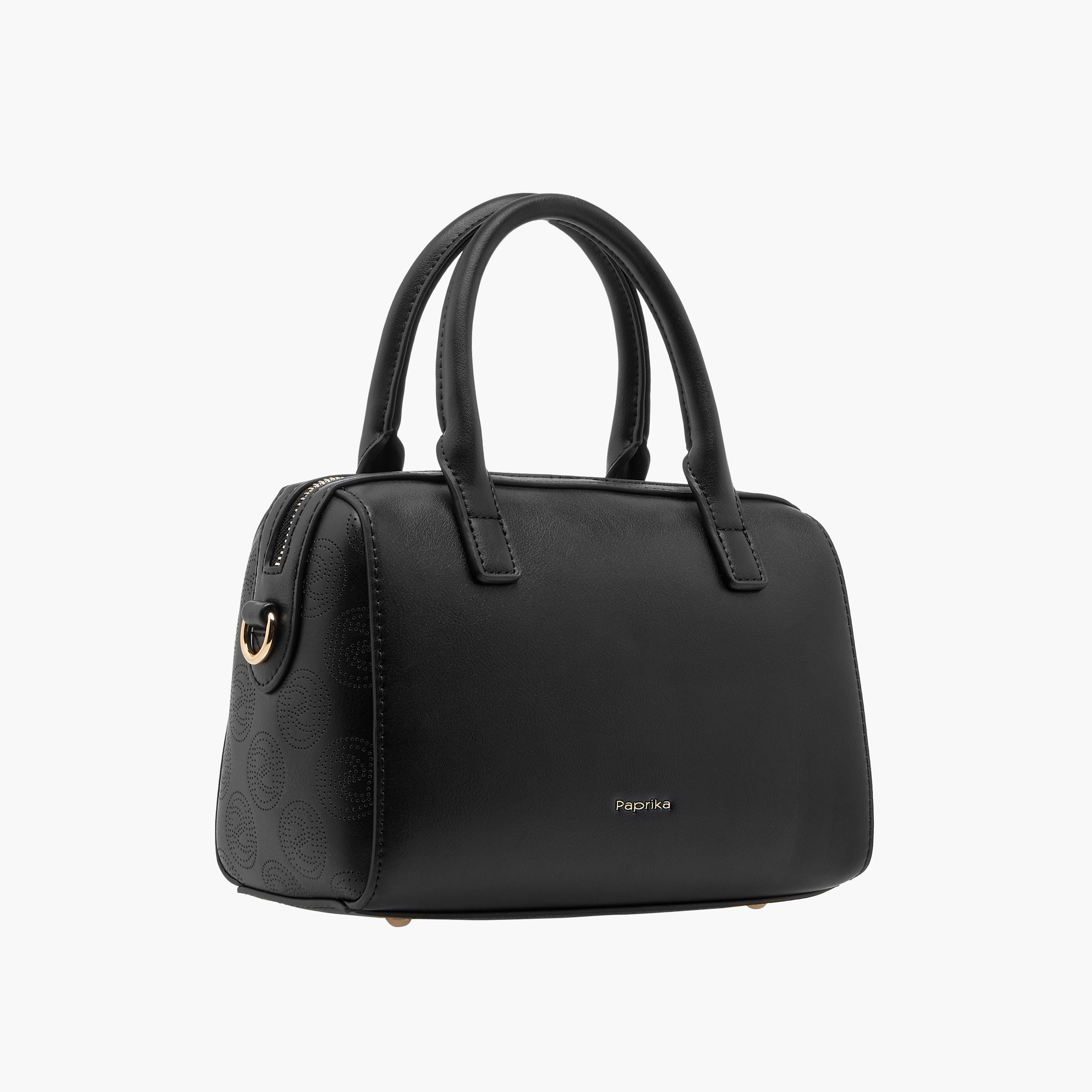 شنطة توتي بتفاصيل مونوجرام وبمقبض مزدوج وسحاب إغلاق من بابريكا-women-bagsandwallets-handbags-image-3