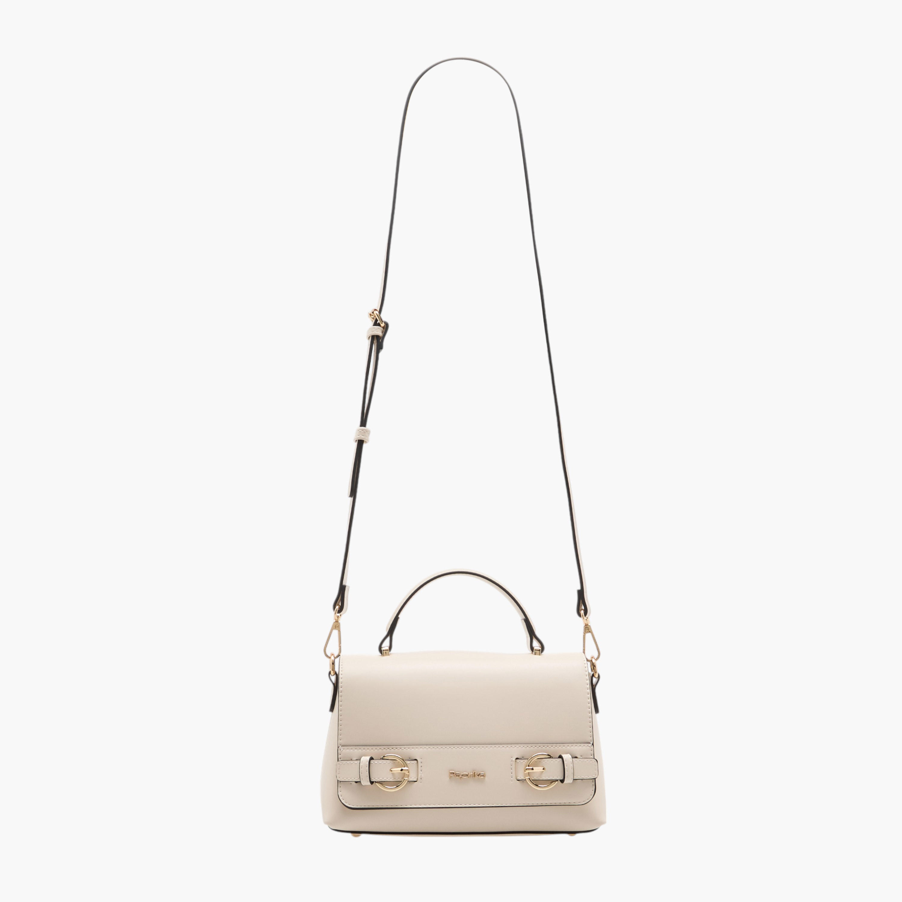 Paprika Solid Crossbody Bag with Detachable Strap and Flap Closure-women-bagsandwallets-handbags-image-2