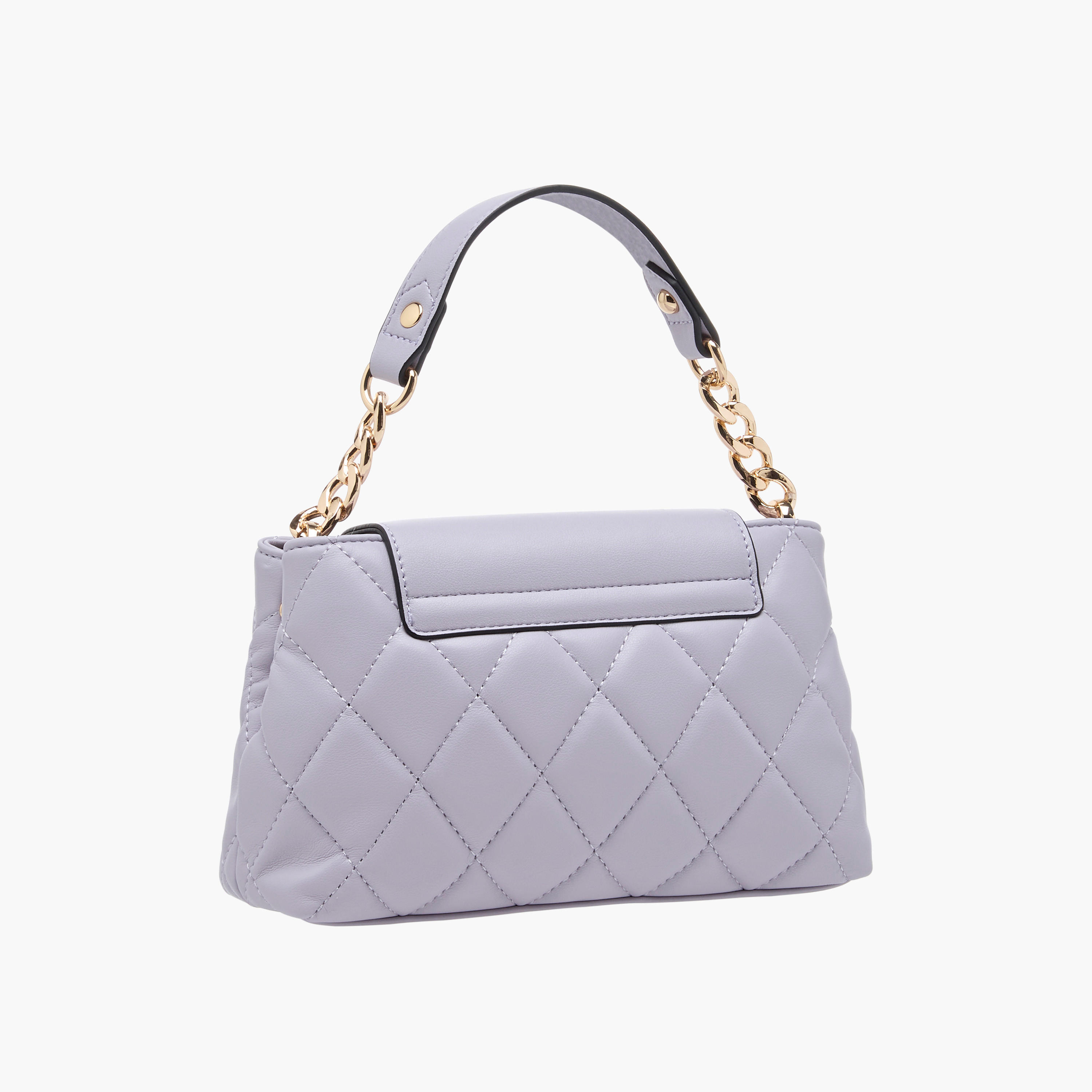 Paprika Quilted Crossbody Bag with Detachable Chain Strap and Flap Closure-women-bagsandwallets-handbags-image-3