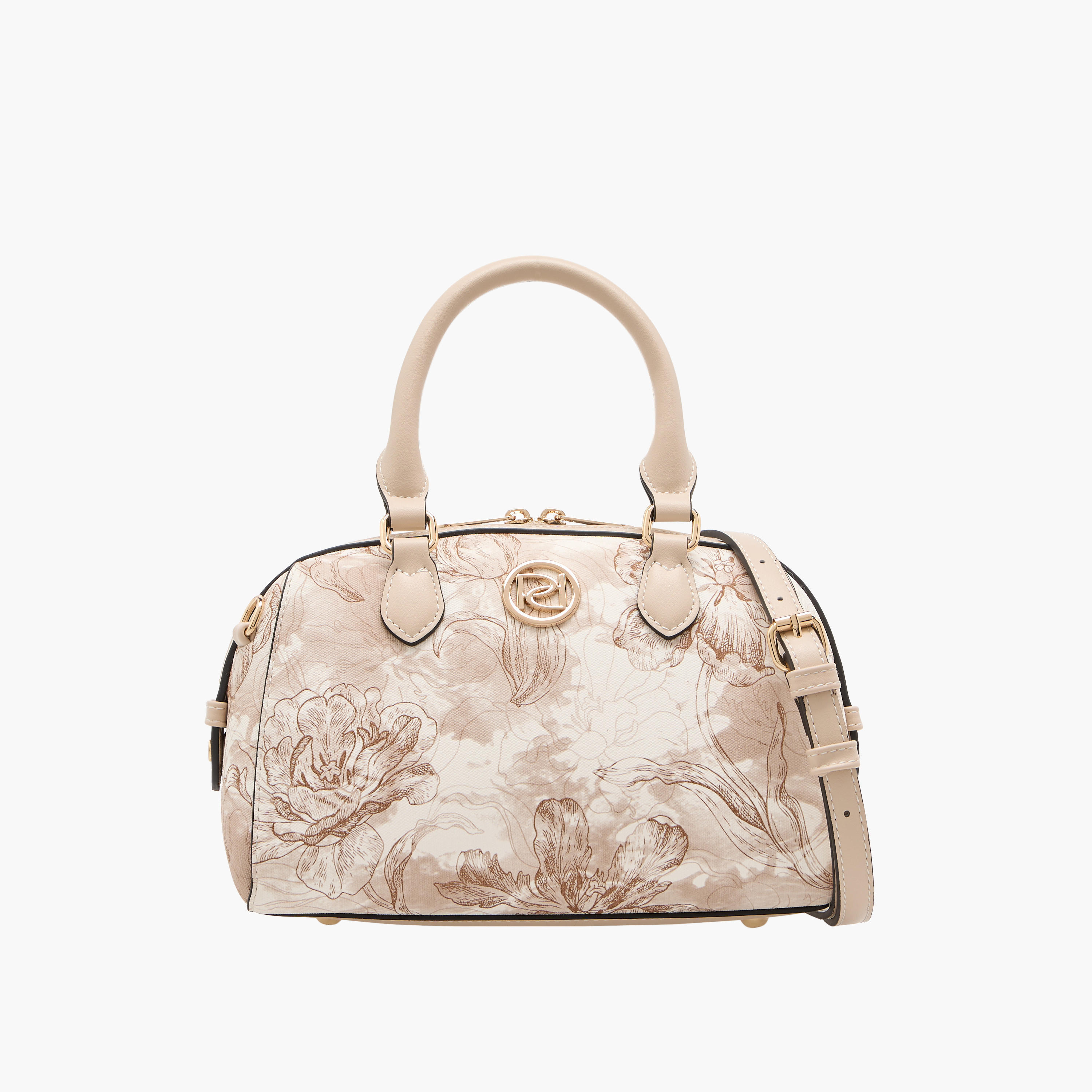 Paprika Logo Accent Tote Bag with Detachable Strap and Zip Closure-women-bagsandwallets-handbags-image-1