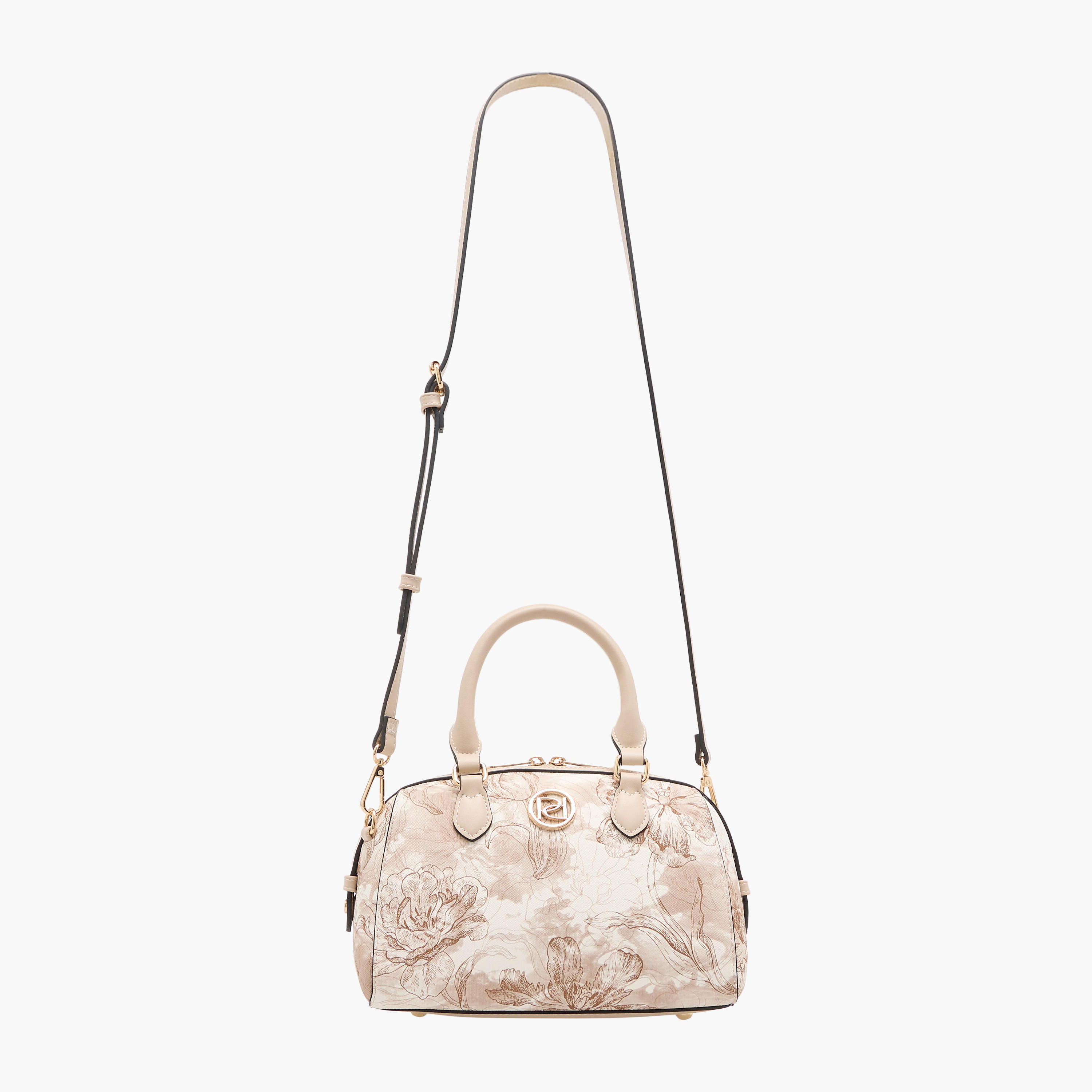 Paprika Logo Accent Tote Bag with Detachable Strap and Zip Closure-women-bagsandwallets-handbags-image-2