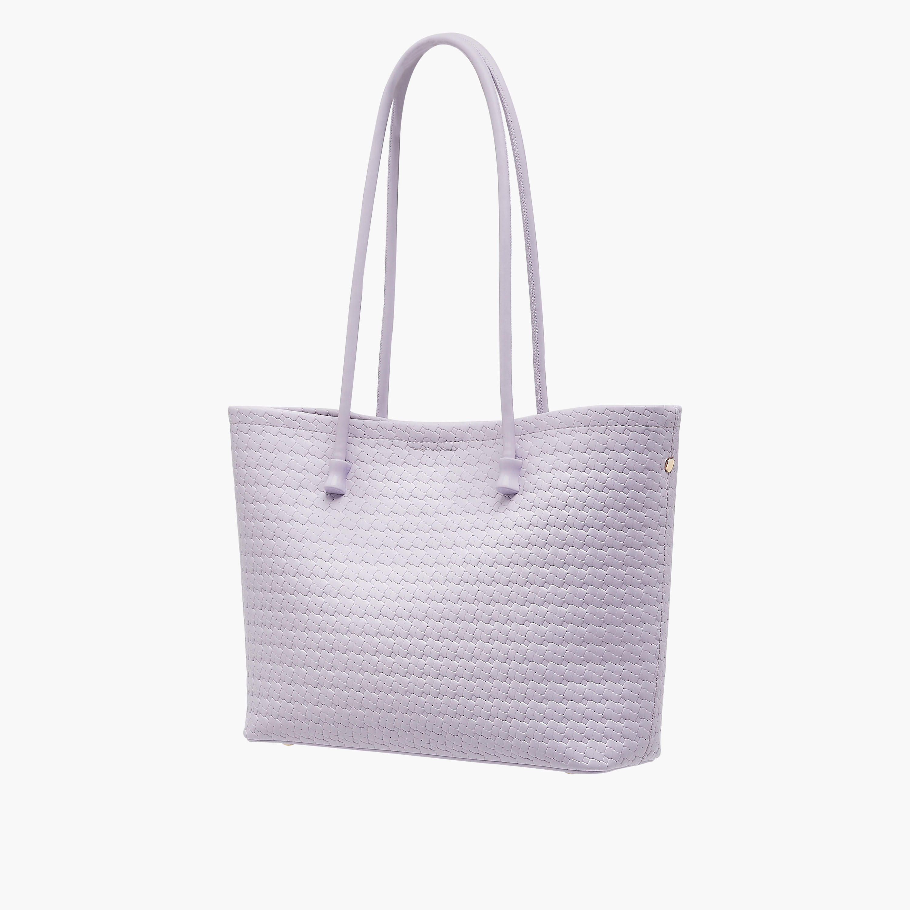 Bagco Textured Tote Bag and Zip Around Wallet Set-women-bagsandwallets-handbags-image-4