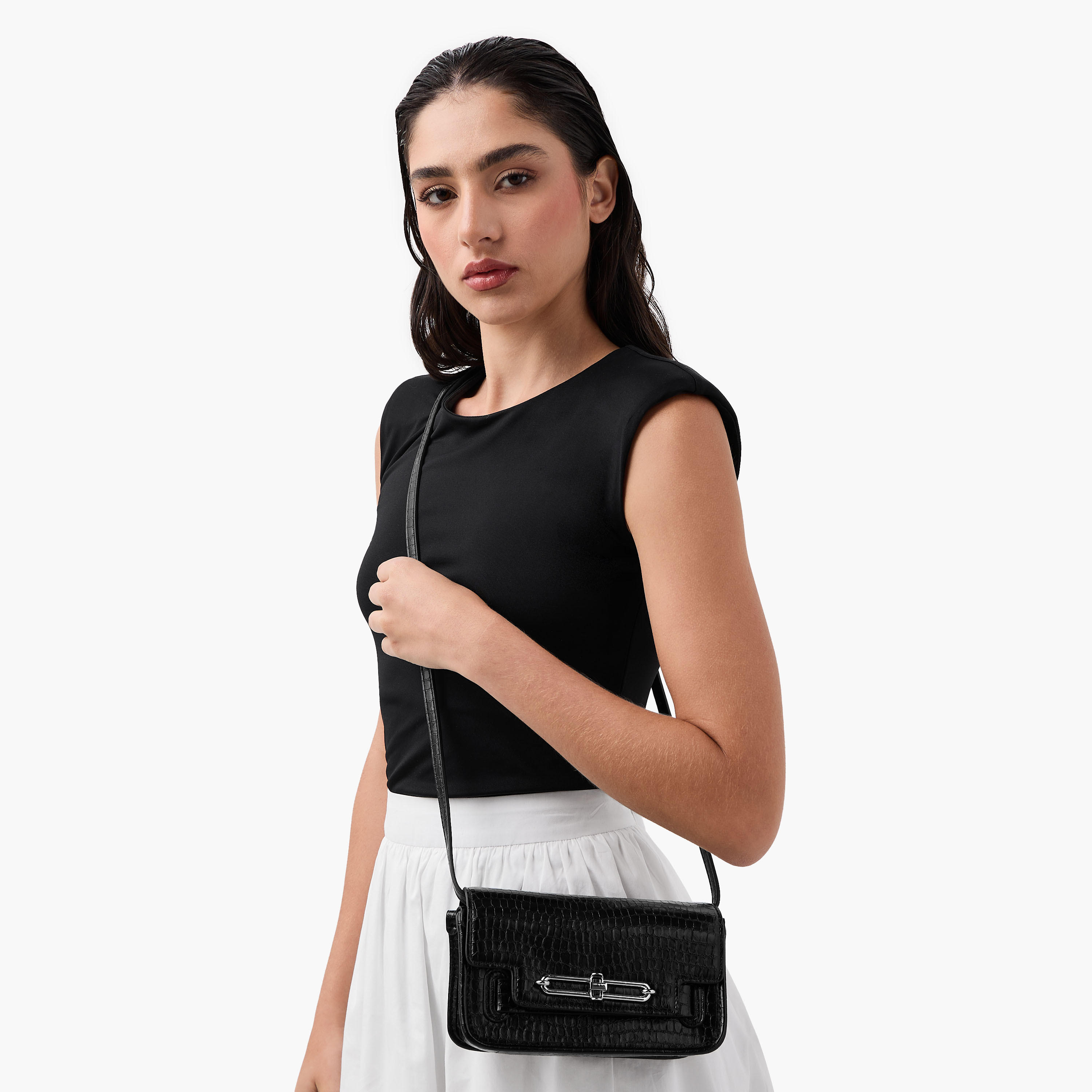 طقم شنطة كروس بارزة الملمس مع محفظة من باجكو-women-bagsandwallets-handbags-image-2