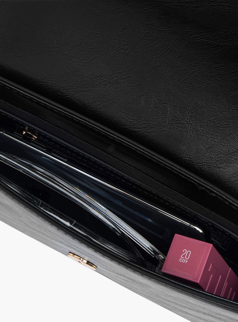 شنطة كروس بودي بحزام سلسلة وطية إغلاق وتفاصيل شعار من بابريكا-women-bagsandwallets-handbags-image-7