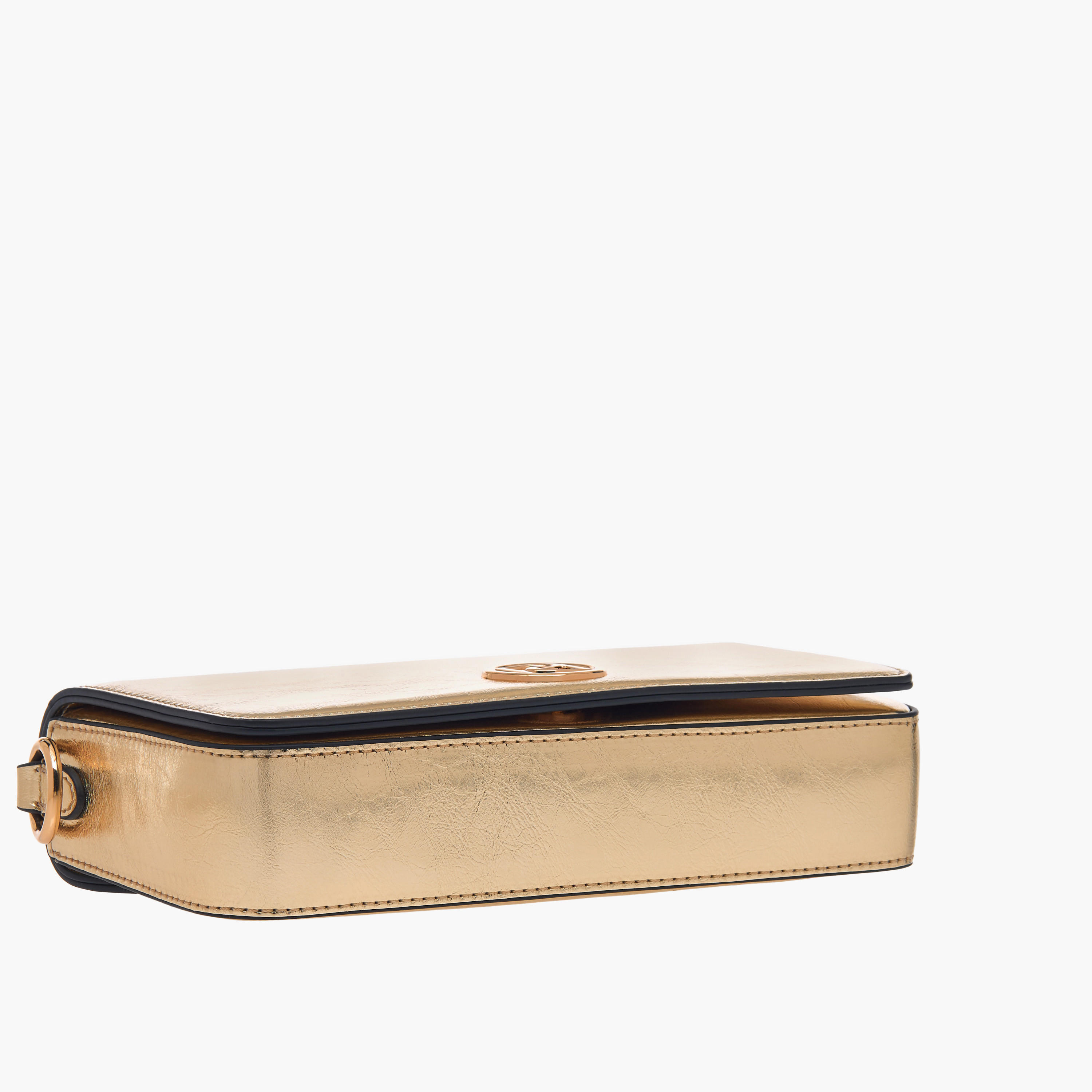 Paprika Logo Detail Crossbody Bag with Chain Strap and Flap Closure-women-bagsandwallets-handbags-image-6