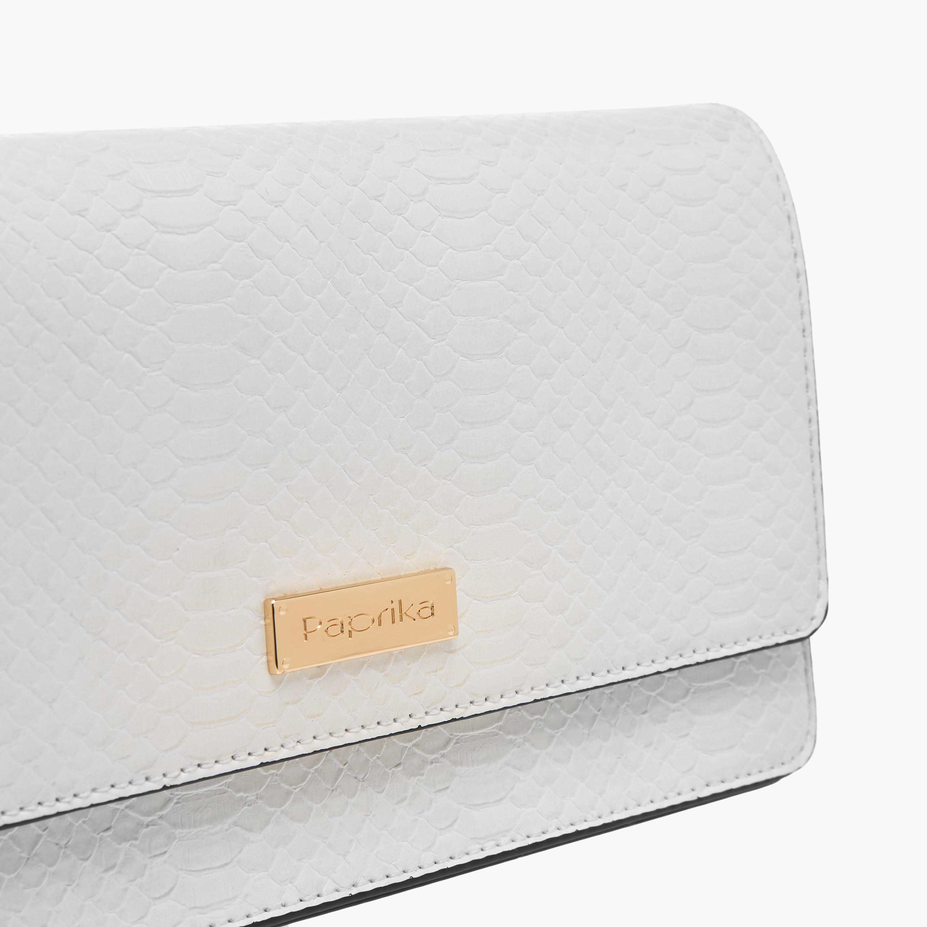 شنطة كروس بودي بارزة الملمس بحزام سلسلة وطية إغلاق من بابريكا-women-bagsandwallets-handbags-image-4
