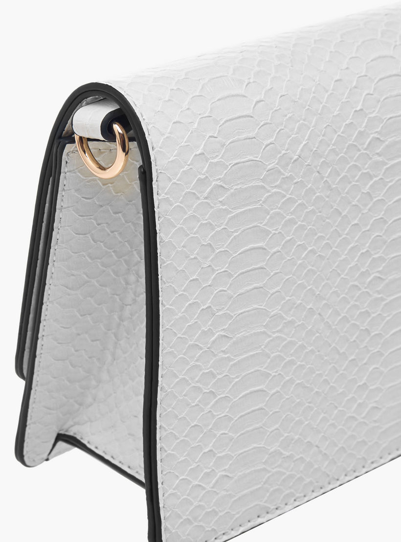 شنطة كروس بودي بارزة الملمس بحزام سلسلة وطية إغلاق من بابريكا-women-bagsandwallets-handbags-image-5