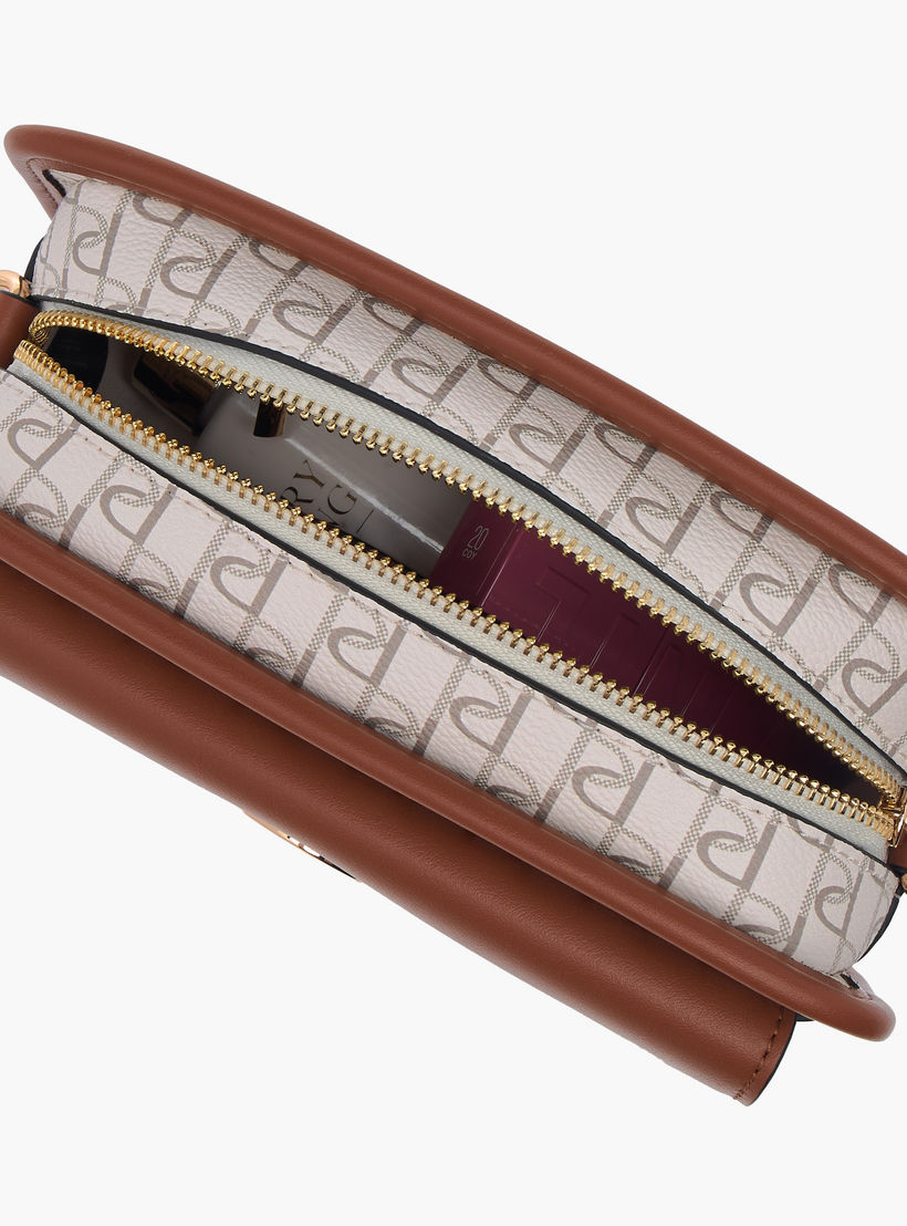 شنطة كروس بودي بطبعات مونوجرام وحزام قابل للتعديل وسحاب إغلاق من بابريكا-women-bagsandwallets-handbags-image-7