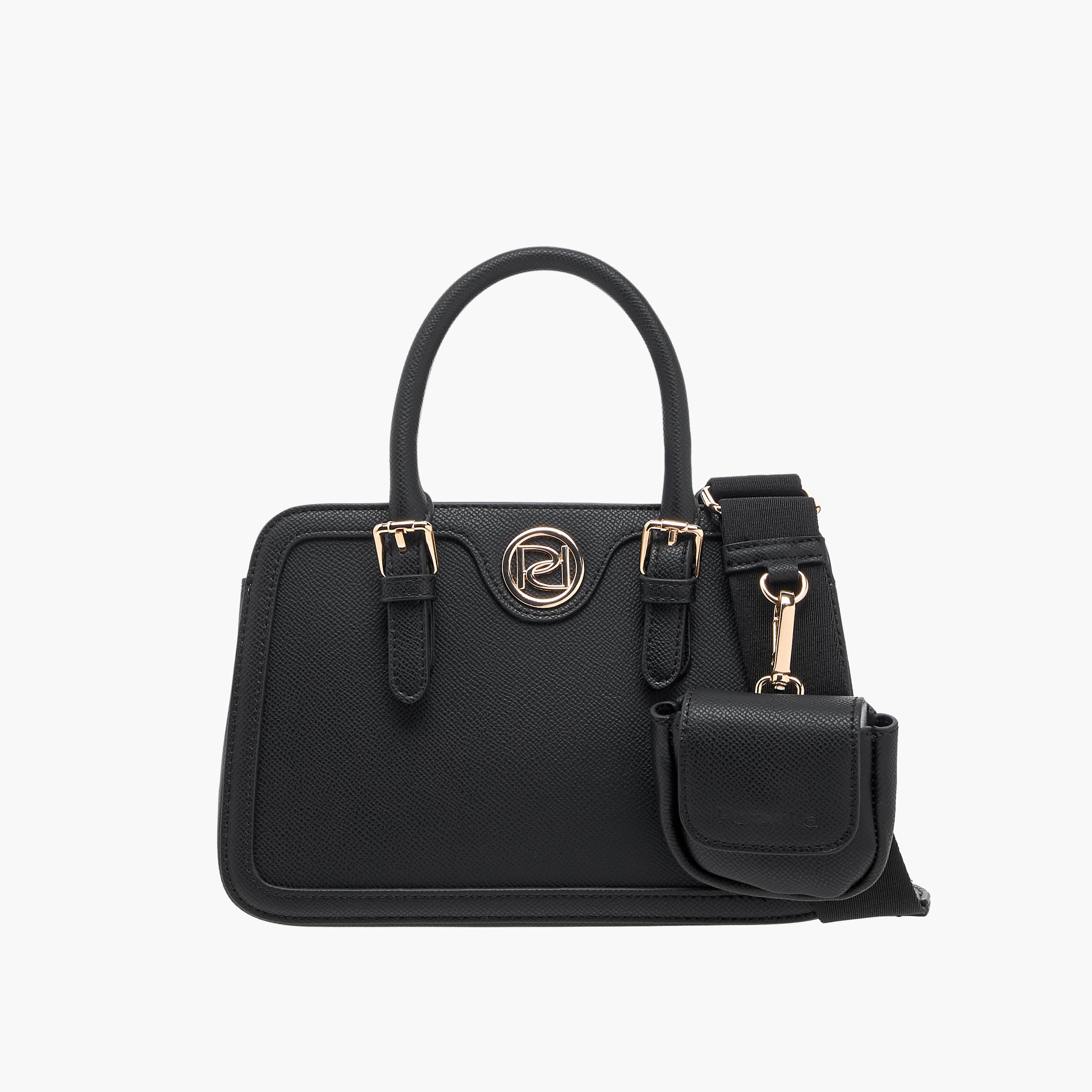 شنطة توتي سادة بمقابض مزدوجة ومحفظة نقود قابلة للفصل من بابريكا-women-bagsandwallets-handbags-image-1