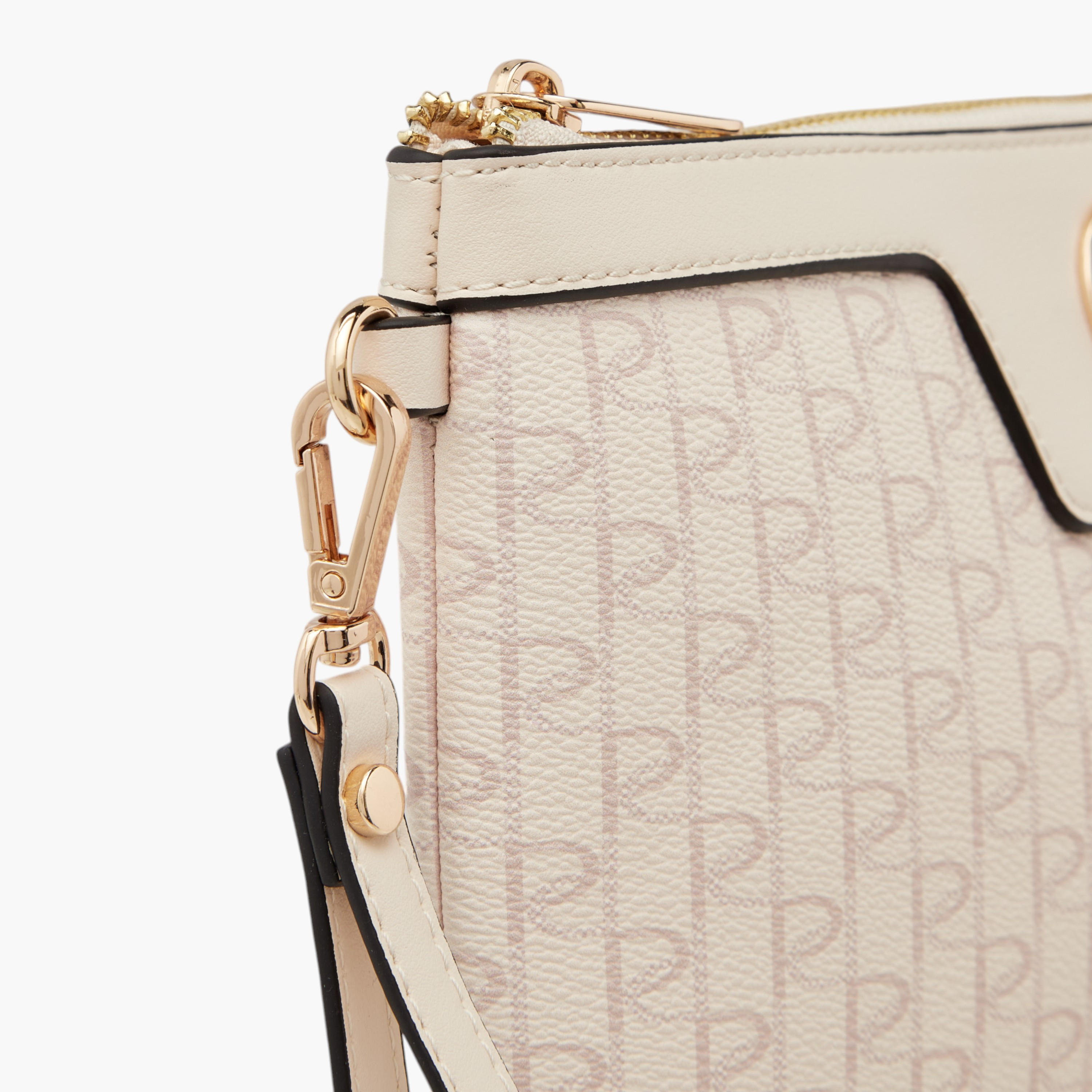 شنطة كلاتش بطبعات مونوجرام وسحاب إغلاق من بابريكا-women-bagsandwallets-handbags-image-4